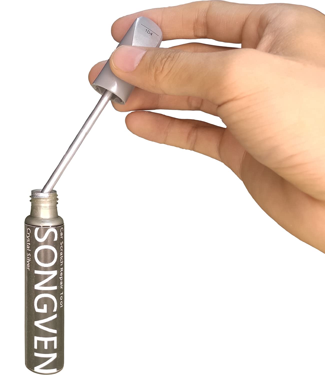 Car Touch Up Paint Pen Silver For Toyota Camry Auto Scratch Remover Pen 1D4 Auto Scratch Repair Kit For Deep Scratches Cars Scratch Repair Easy Repair