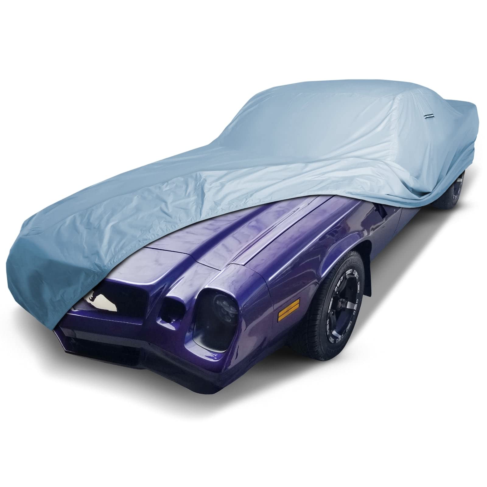 Icarcover Custom Car Cover For Chevy Camaro Z28, Type Lt, Waterproof All Weather Rain Snow Uv Sun Protector Full Exterior Weatherproof Indoor Outdoor Car Cover With Strap (Year Fits 1974-1981)