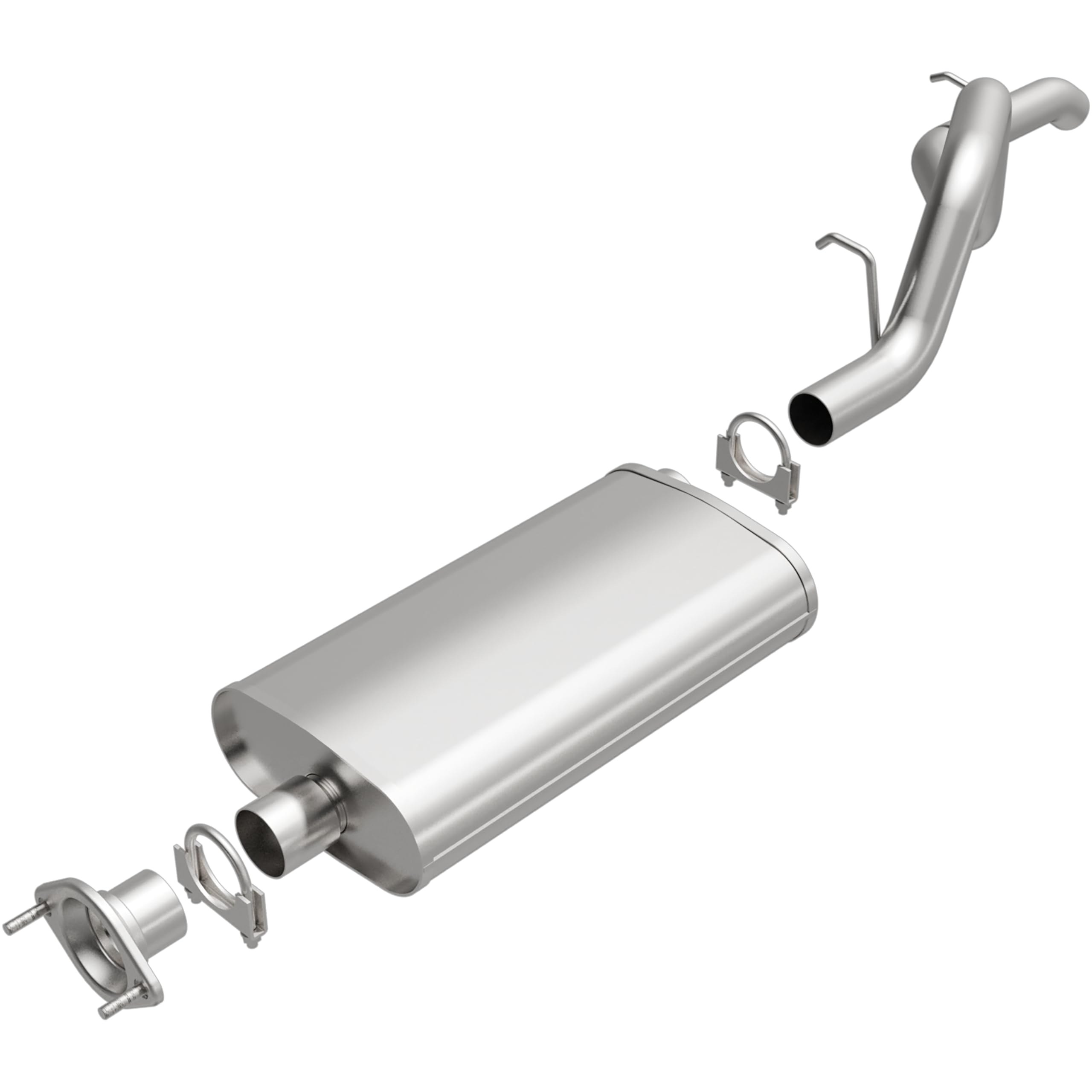 Brexhaust Direct-Fit Replacement Exhaust System 106-0002: Compatible With 1997-2006 Jeep Wrangler
