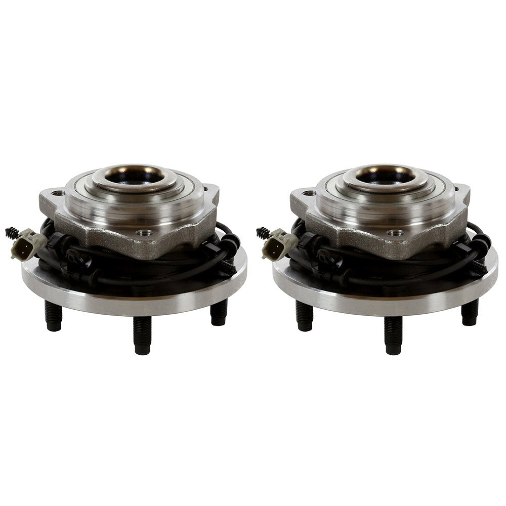 Autoshack Front Wheel Hub Bearing Pair Of 2 Driver And Passenger Side Replacement For 2005-2010 Jeep Grand Cherokee 2006-2010 Commander 3.0L 3.7L 4.7L 5.7L 6.1L V6 V8 4Wd Awd Rwd 5-Lug Hb613236Pr