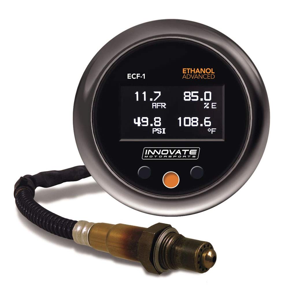 Innovate Motorsports 3903 39030 Ecf-1: Ethanol Content%, Fuel Pressure/Temp, & Wideband Air/Fuel Ratio Gauge