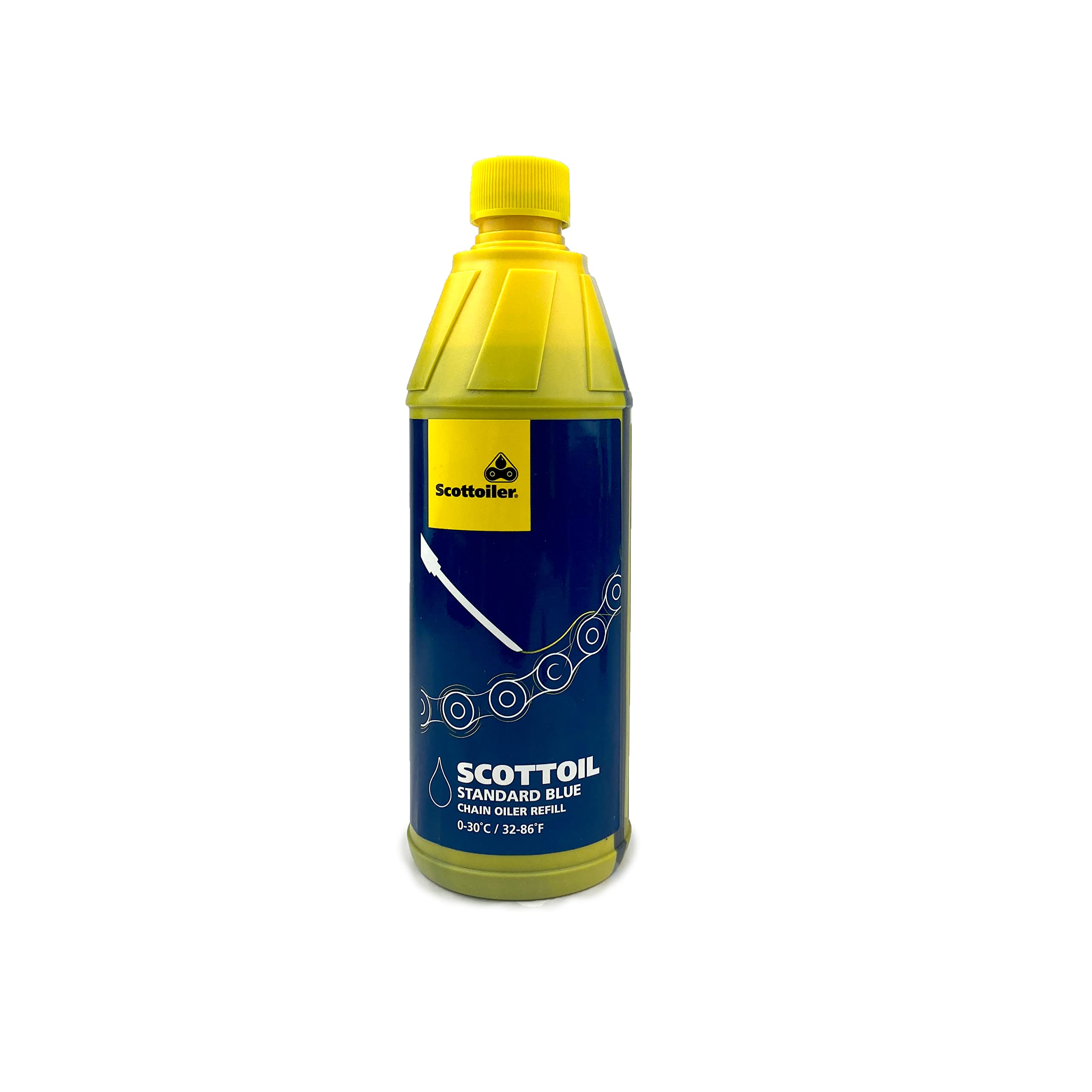 Scottoil Traditional Blue Chain Oil Refills For All Scottoiler Chain Oilers (16.9 Fl.Oz.Us Bottle)…