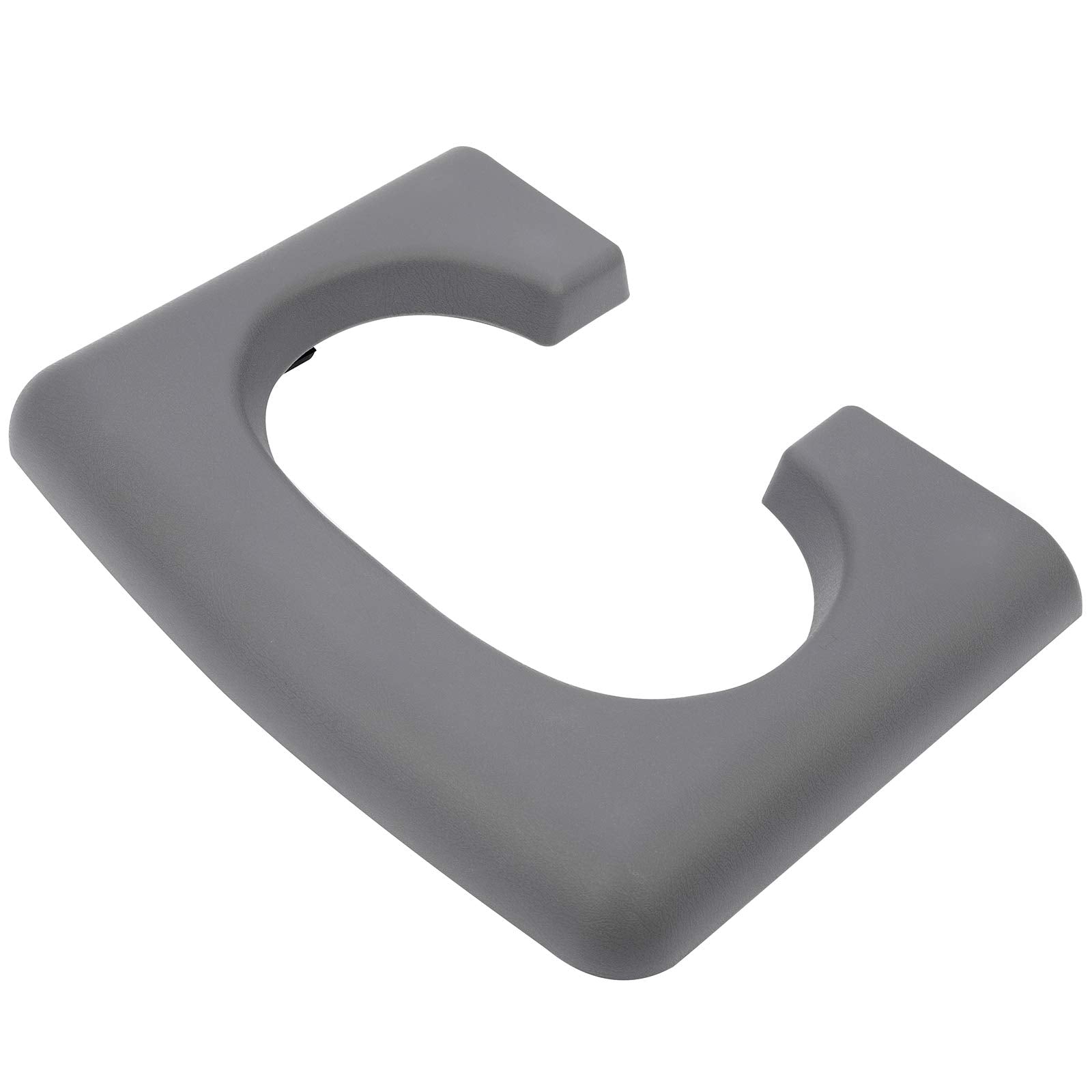 Lujuntec Center Console Cup Holder Armrest Replacement Pad Compatible With 2004 2005 2206 2007 2008 2009 2010 2011 2012 2013 2014 For Ford For F150 Grey Bench Seat Center Console Cup Holder