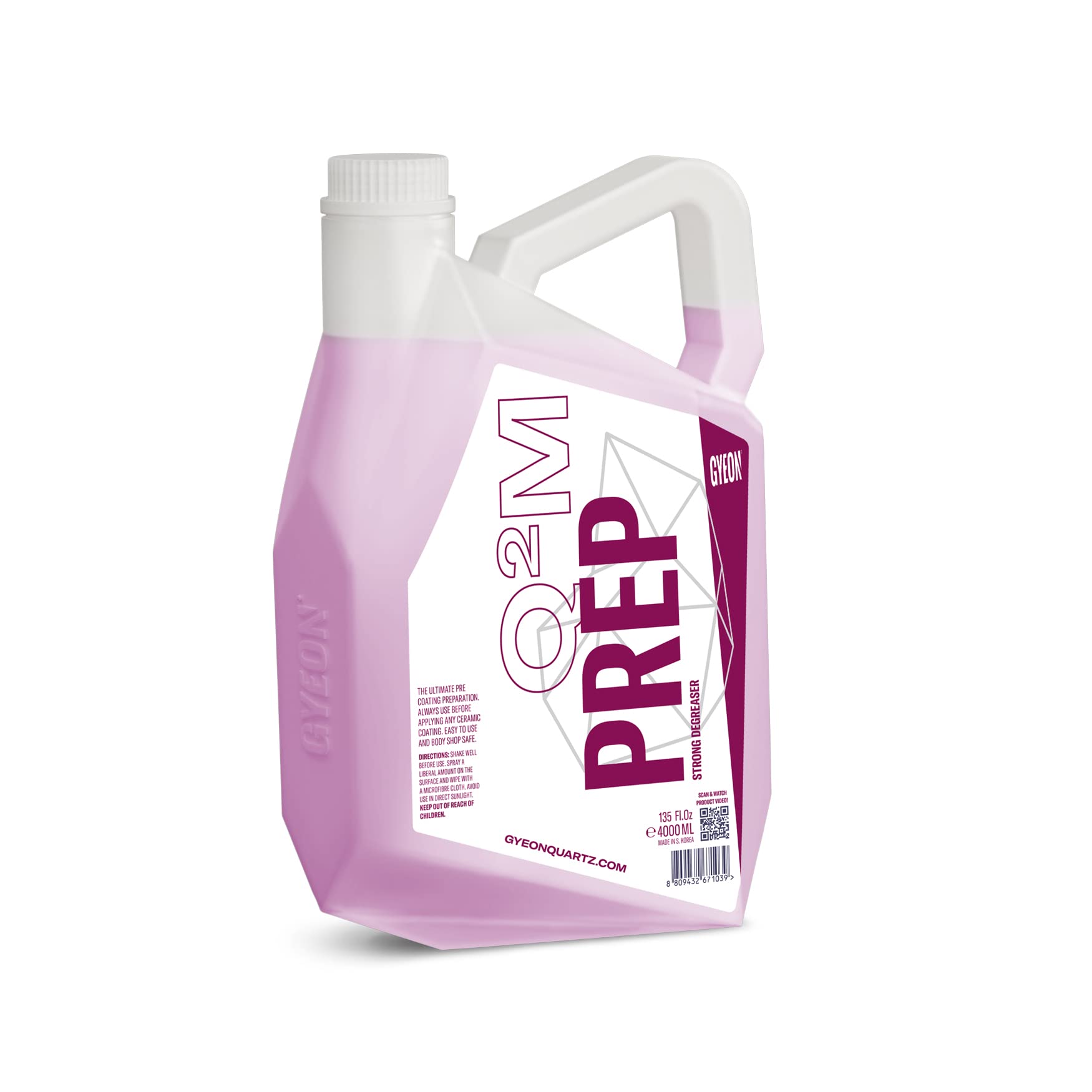 Gyeon Prep Redefined 4 L - Pre Coating Car Prep Spray | Ceramic Coating Prep Spray For Proper Ceramic Coating Application