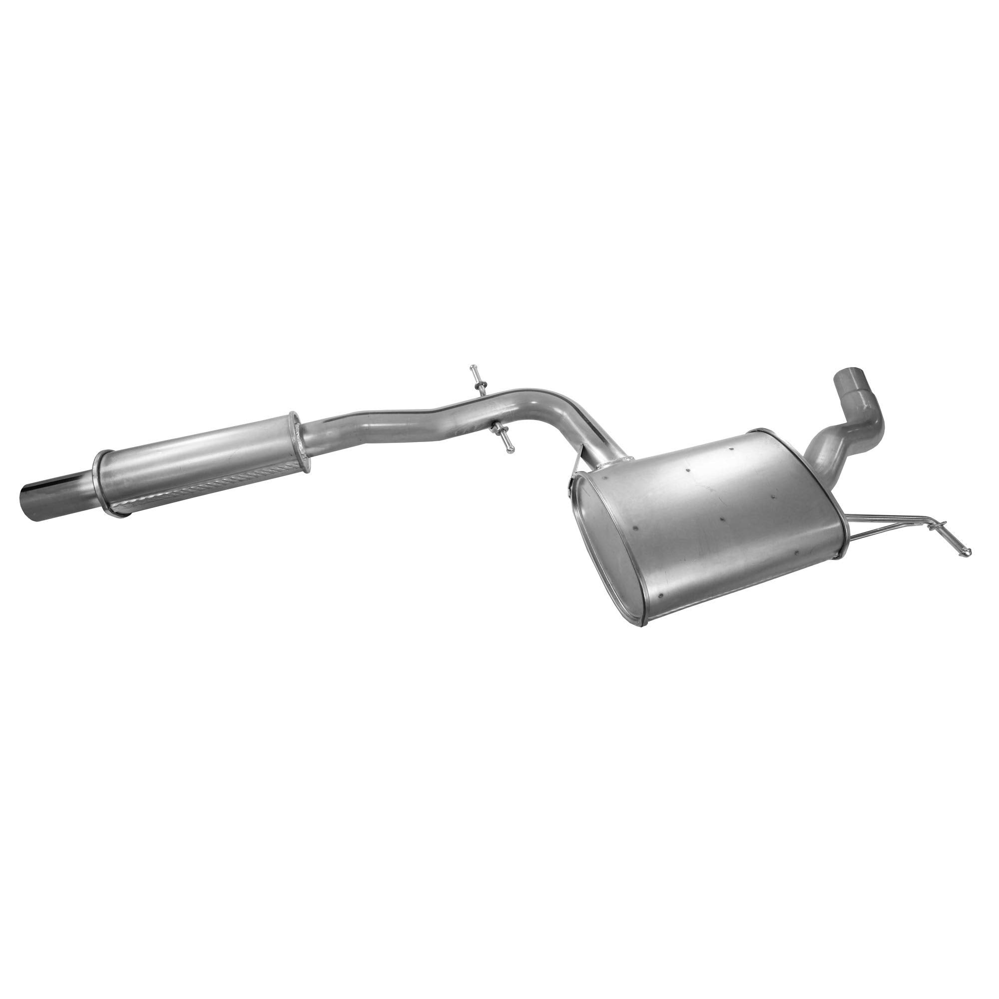 Walker 55628 Direct Fit Exhaust Resonator And Pipe Assembly 2.375' Inlet (Od) 2' Outlet (Od) For Volkswagen Rabbit