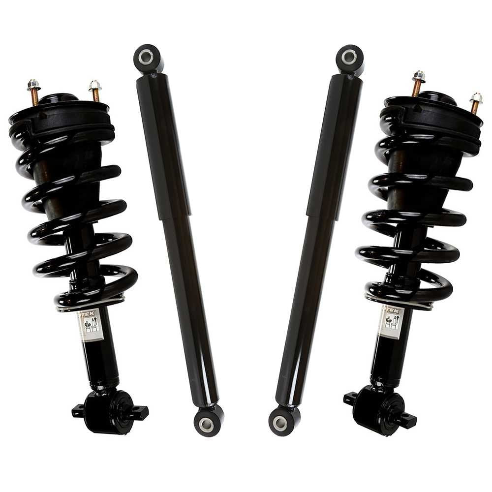 Autoshack Front & Rear Complete Struts Coil Springs And Shock Absorbers Set 4 Replacement For Chevrolet Avalanche Suburban 1500 2007-2020 Tahoe Gmc Yukon Xl 1500 2007-2020 Yukon V8 4Wd Rwd Susppk01410