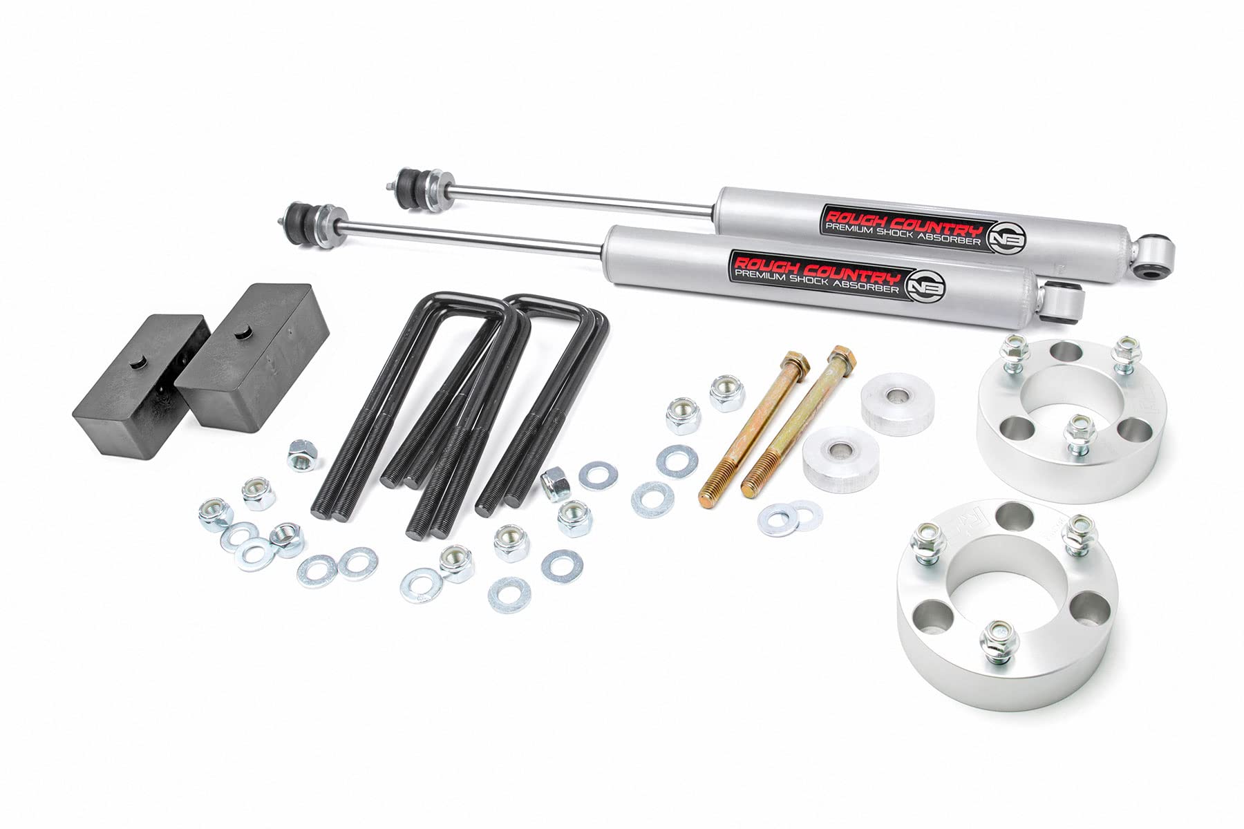 Rough Country 3' Lift Kit W/N3 Shocks For 2005-2023 Toyota Tacoma - 74530