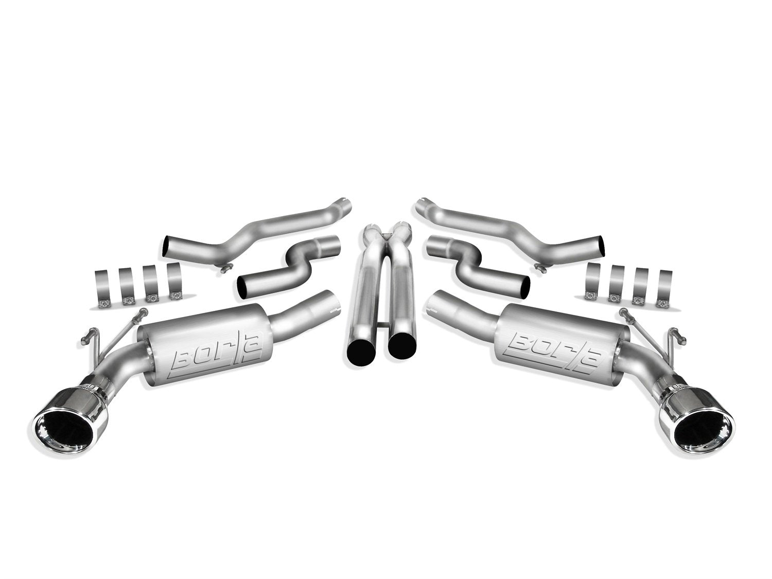 Borla 140280 Cat-Back Performance Exhaust System For 2010-2013 Chevrolet Camaro Ss 6.2L V8 Automatic/Manual Transmission Convertible. Without Ground Effects Package (Gfx).