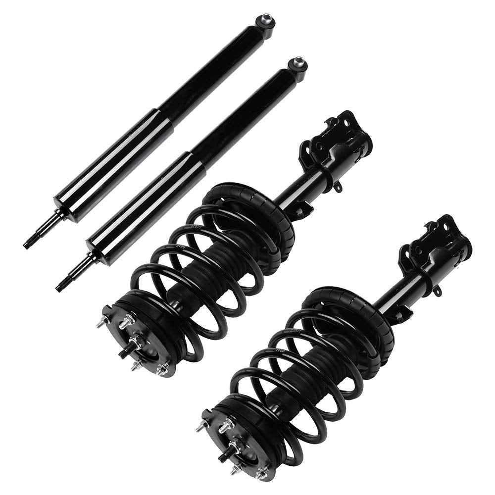 Lsailon Front Complete Struts + Rear Shock Absorbers Replacement For 2005 2006 2007 2008 2009 2010 For Ford Mustang Set Of 4