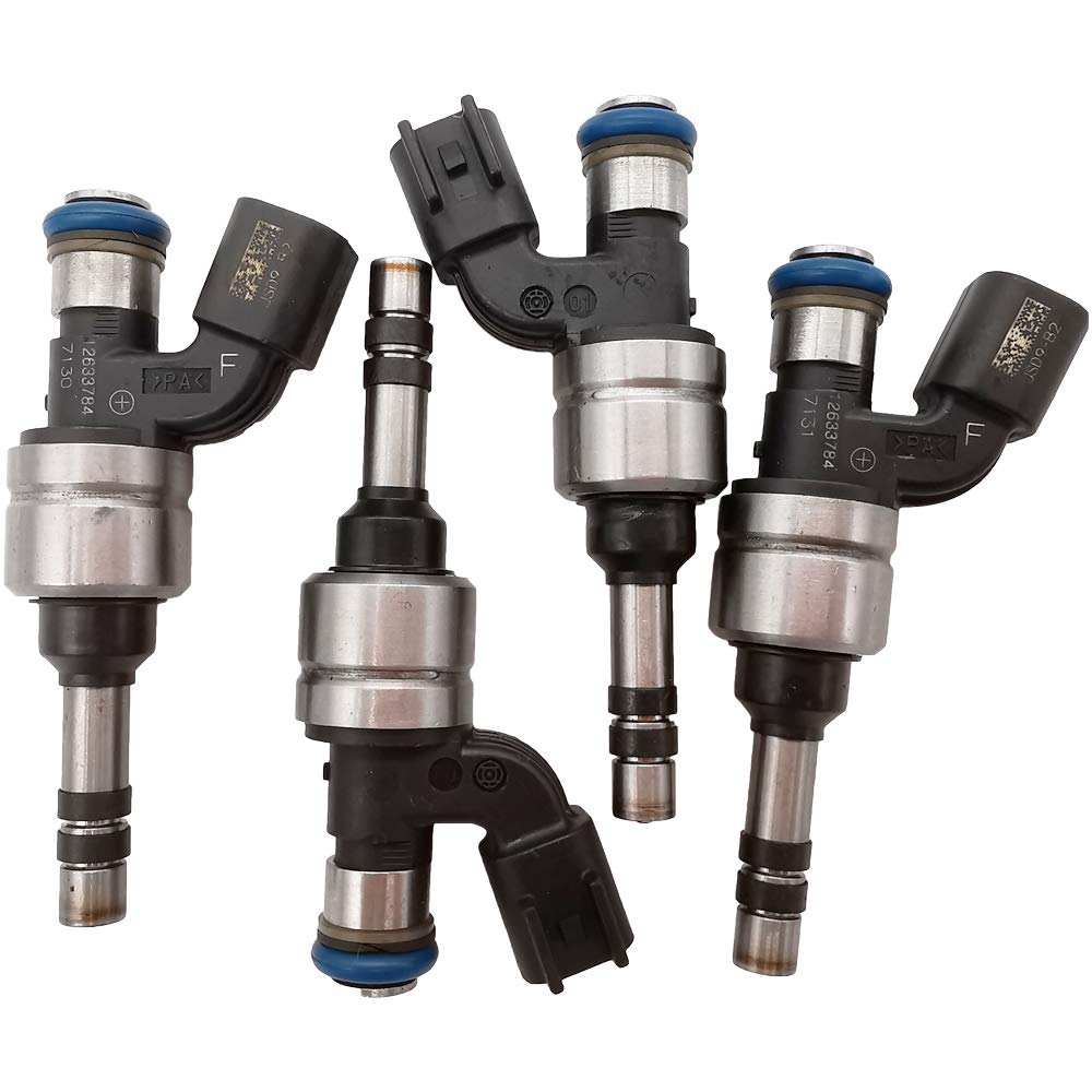 Automotive-Leader 4Pcs Jsd9-B2 Fj1154 12633784 Fuel Injectors 6 Holes Engine Fuel Spray Nozzle For Buick Lacrosse Regal Verano, Chev-Y Captiva Sport Malibu Impala Equinox, G-M-C Terrain 217-3427