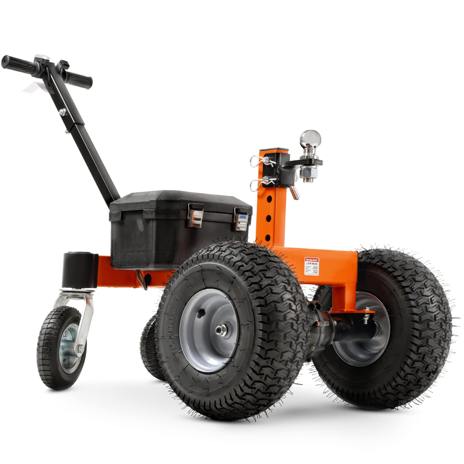 Superhandy Electric Trailer Dolly 3600Lbs Max Trailer Weight 600Lb Max Tongue Weight Dc 24V 800W 7Ah W/Heavy Duty Commercial 2' Ball Hitch Mount