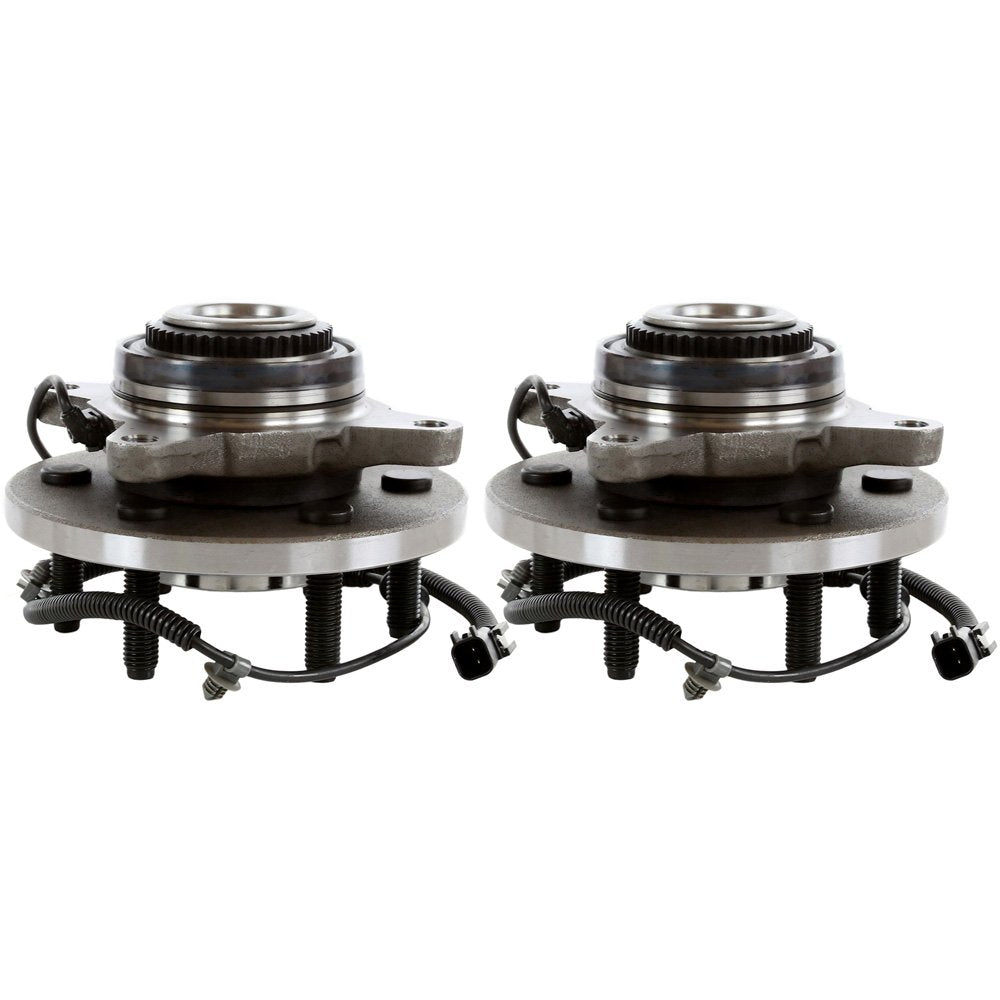 Autoshack Front Wheel Hub Bearing Pair Of 2 Driver And Passenger Side Replacement For 2010-2014 Ford F-150 2011-2014 Expedition 2011-2014 Lincoln Navigator 3.5L 5.0L 5.4L 6.2L 4Wd Awd 6-Lug Hb615144Pr