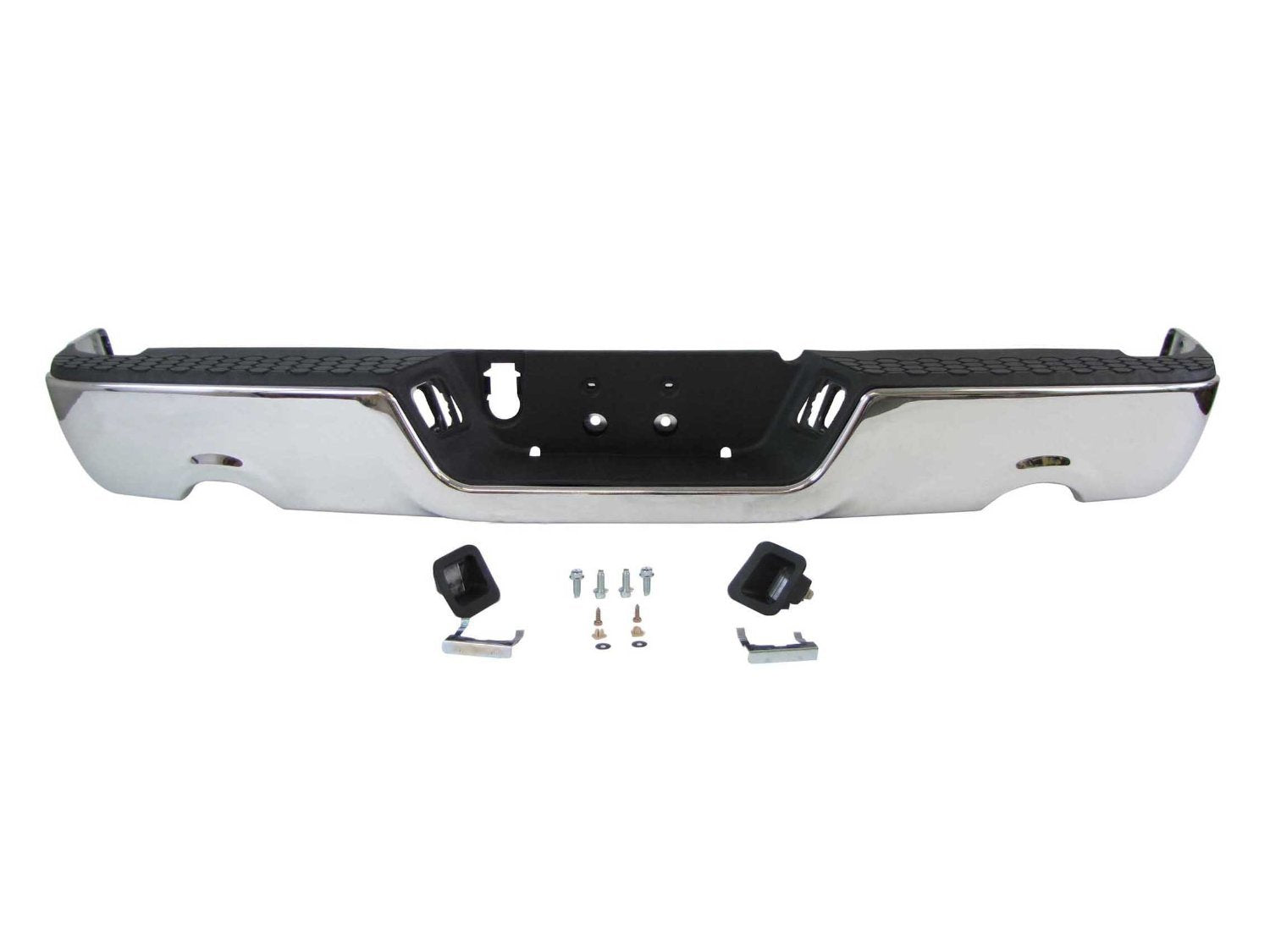 Bumpers That Deliver - Chrome, Steel Rear Step Bumper Assembly For 2009-2018 Dodge Ram 1500 09-18, Ch1103118