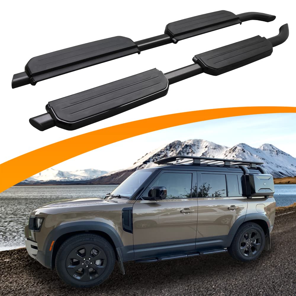Snailfly Running Boards Side Steps Fit For Land Rover Defender 110 130 L663 4Door 2020 2021 2022 2023 2024 2025