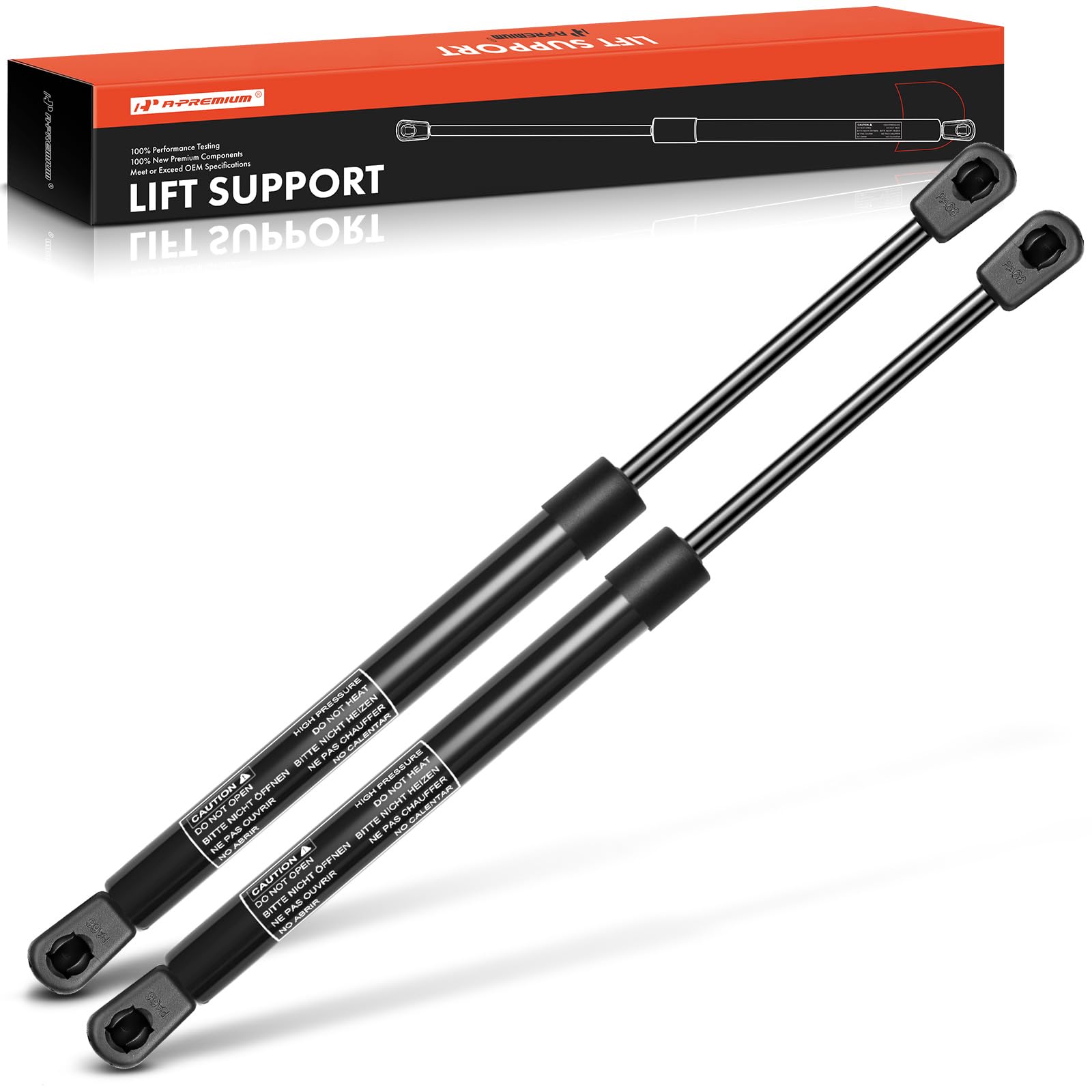 A-Premium Rear Hatch Tailgate Lift Supports Shock Struts Compatible With Acura Honda Rsx 2002-2006 Coupe 2-Pc Set 04741-S6M-000
