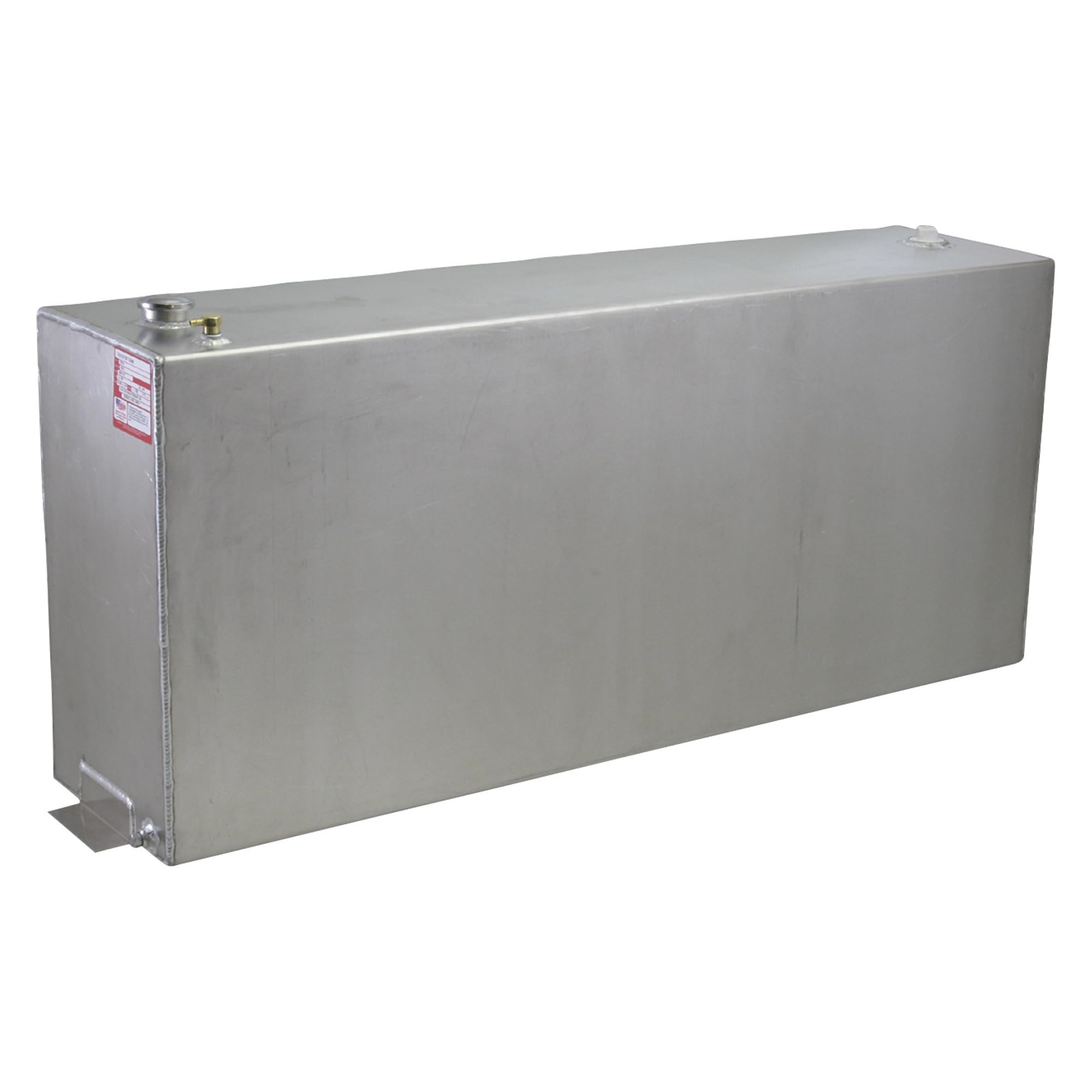 Rds Mfg Inc 72118 Vertical Transfer Fuel Tank - 90 Gallon Capacity 60' L X 14' W X 26' H, Silver Mill Finish Aluminum