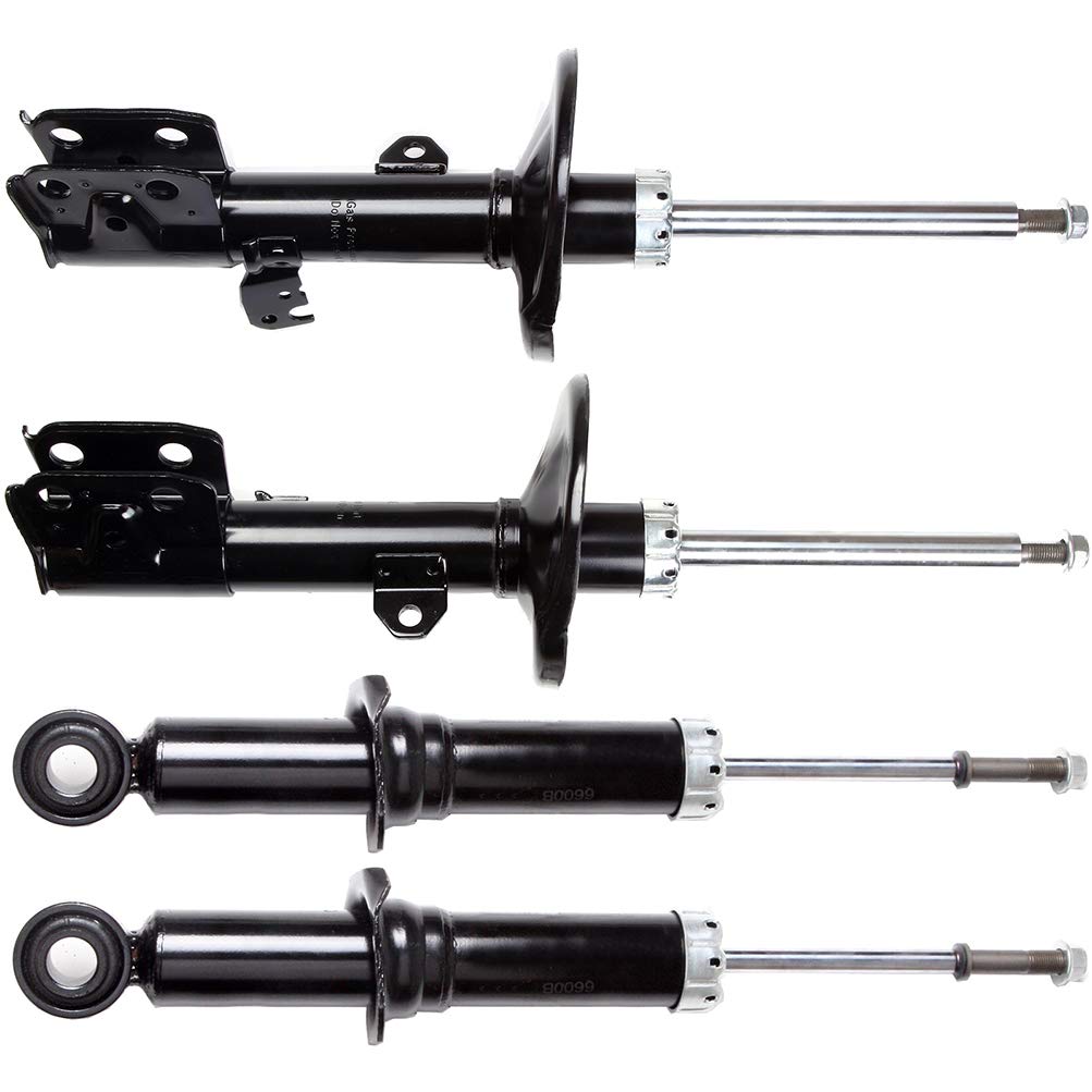 For Toyota Shocks (4Pcs) Lsailon Front Rear Shocks Absorbers Fits 2009-2010 For Pontiac Vibe,2009-2013 For Toyota Corolla,2009-2013 For Toyota Matrix Shocks Struts Kits With 339114 339115 341448