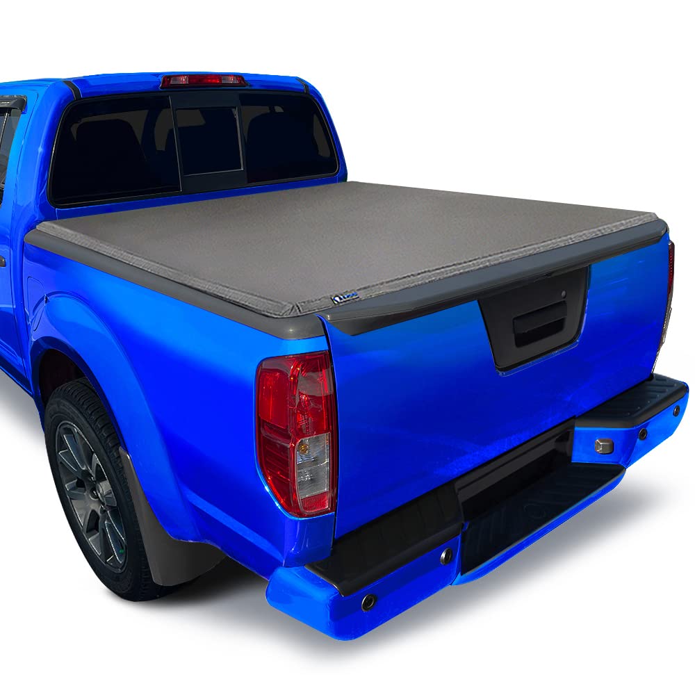 Tyger Auto T3 Soft Tri-Fold Truck Bed Tonneau Cover Compatible With 2005-2021 Nissan Frontier; 2009-2012 Suzuki Equator | 5' (59') Bed | Tg-Bc3N1028