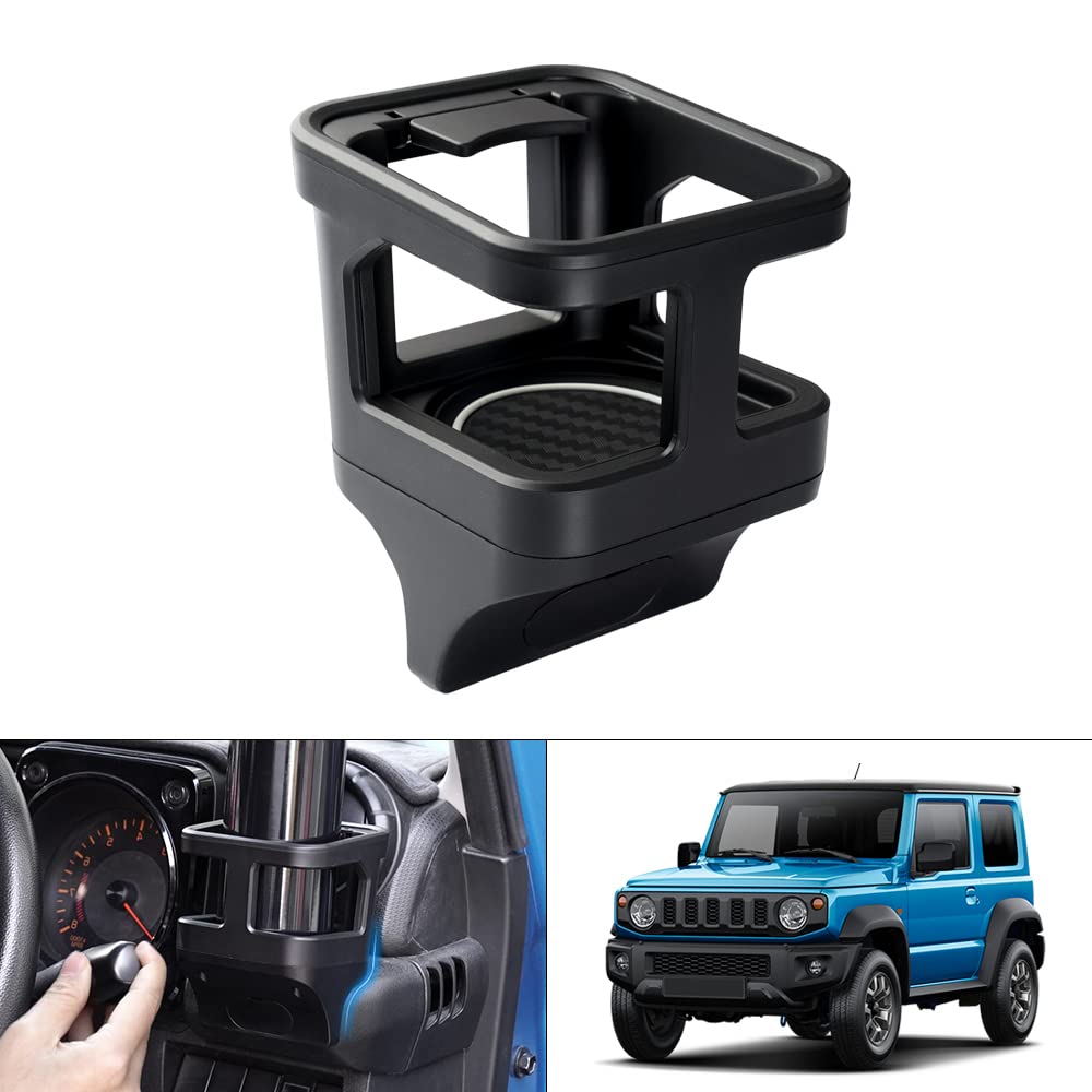 Autorder Custom Fit For Interior Accessories Suzuki Jimny 2019-2025 Jb64 Jb74 Water Cup Holder Mount Bracket Drinkes Support