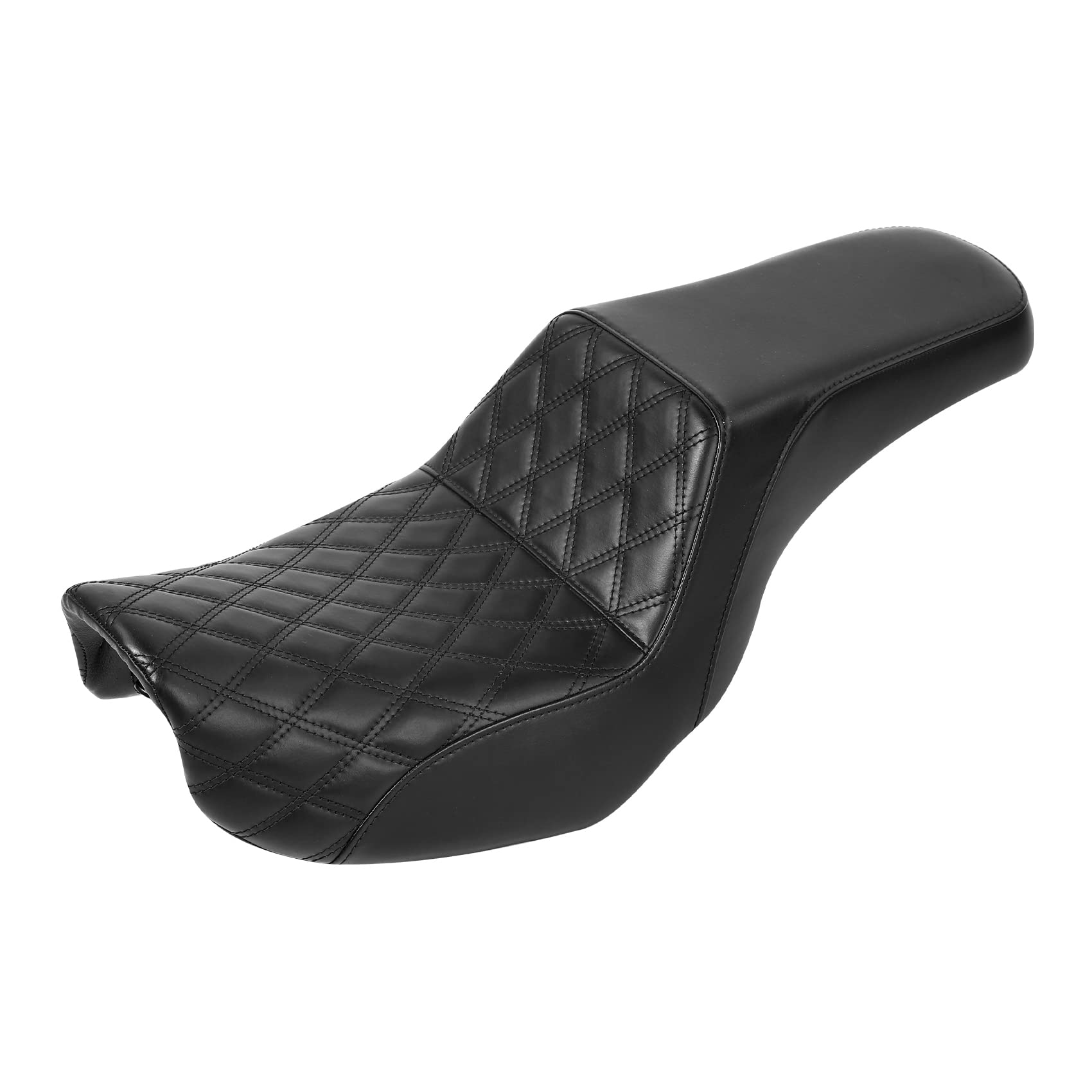 Motorcycle Seat Driver & Passenger Seat Fit For Harley Dyna Wide Glide Low Rider Fat Bob Street Bob Fxdb Super Glide Custom Switchback 2006-2017 Black Stitching