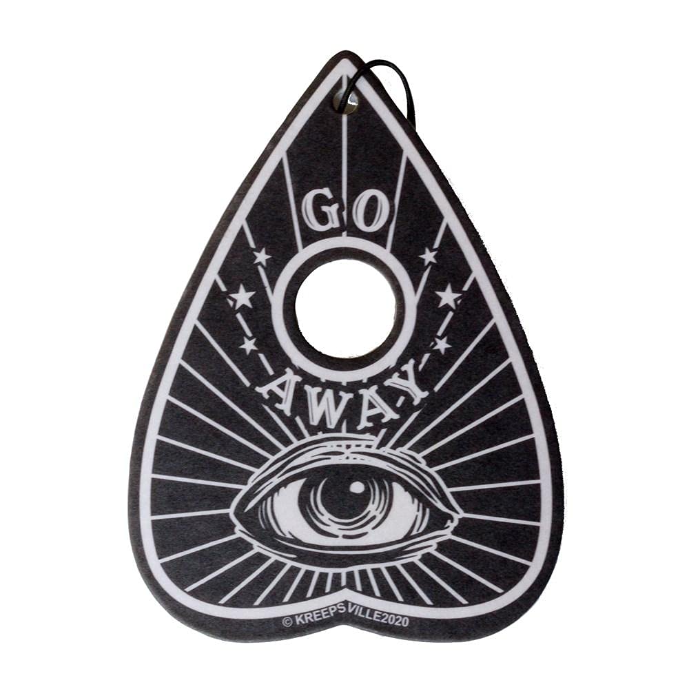 Kreepsville 666 Hanging Car Air Freshener Spooky Scent (Go Away Ouija Planchette)