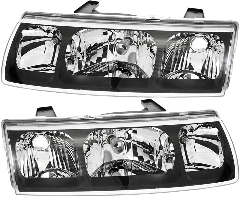 Gold Shrine For Saturn Vue Headlights Lamps Set 2002 2003 2004 Halogen Driver And Passenger Side