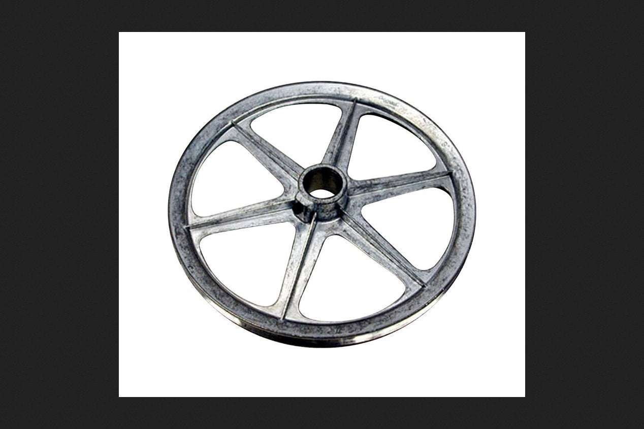 Dial 6336 12' X 3/4' Zinc Blower Motor Pulley, 1 Pack