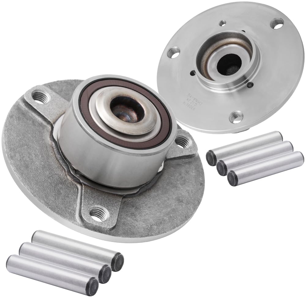 [2-Pack] Br930861K - Front Driver Or Passenger Side Wheel Hub Bearing Assembly Compatible With 2008-2016 Smart Fortwo