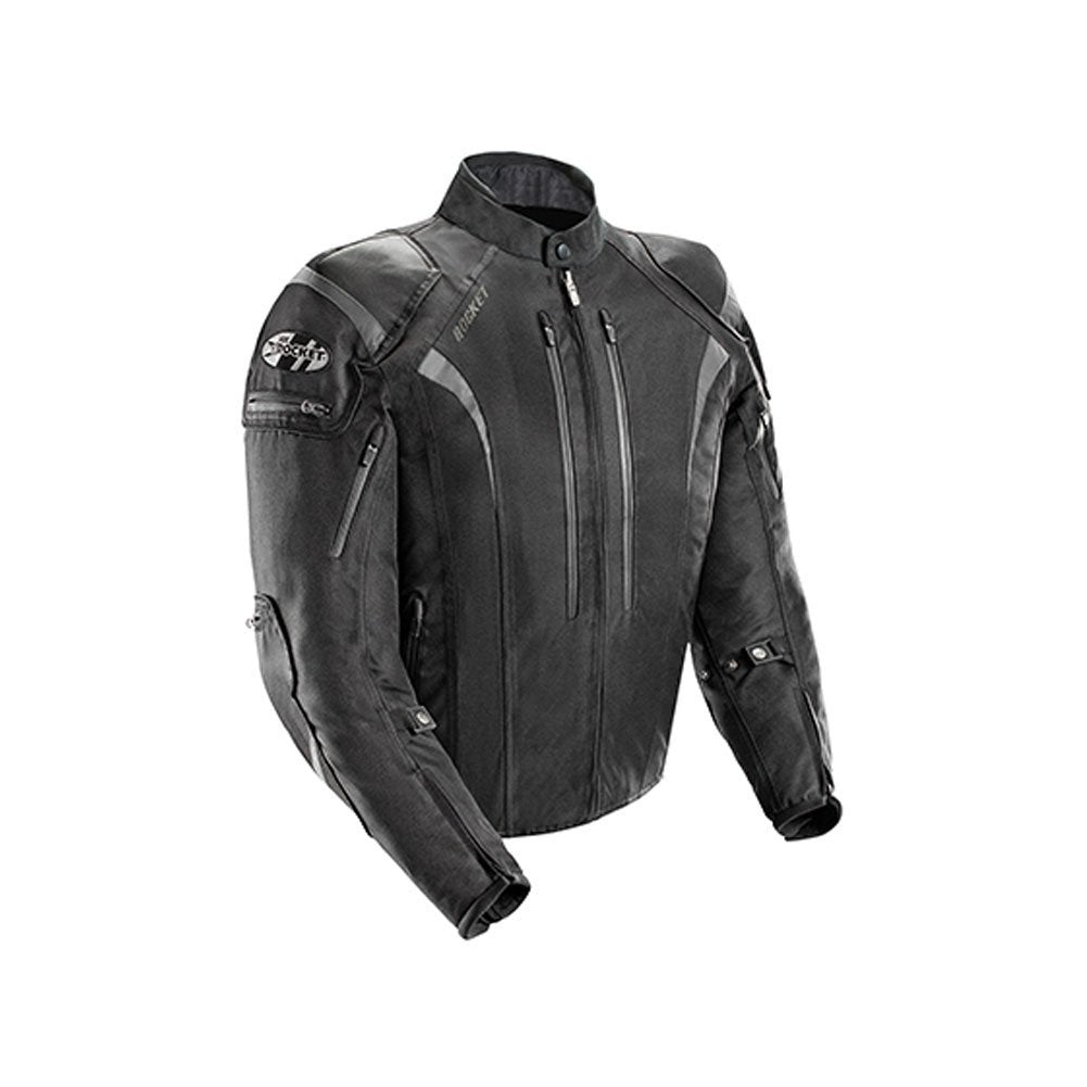 Joe Rocket 1651-5002 Atomic Men'S 5.0 Textile Motorcycle Jacket (Black, Small)