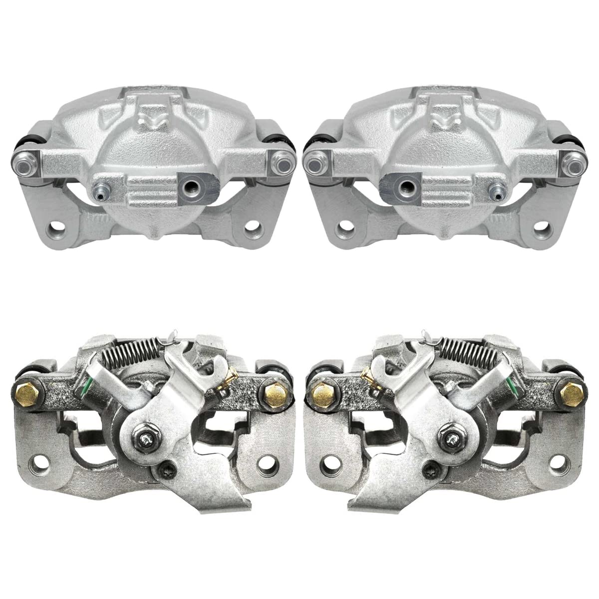 Autoshack Set Of 4 Front And Rear Brake Caliper With Bracket Assembly Replacement For 2008-2012 Dodge Grand Caravan 2008-2012 Chrysler Town & Country 2009-2012 Vw Routan 2012 Ram C/V 3.6L Fwd Bc40078