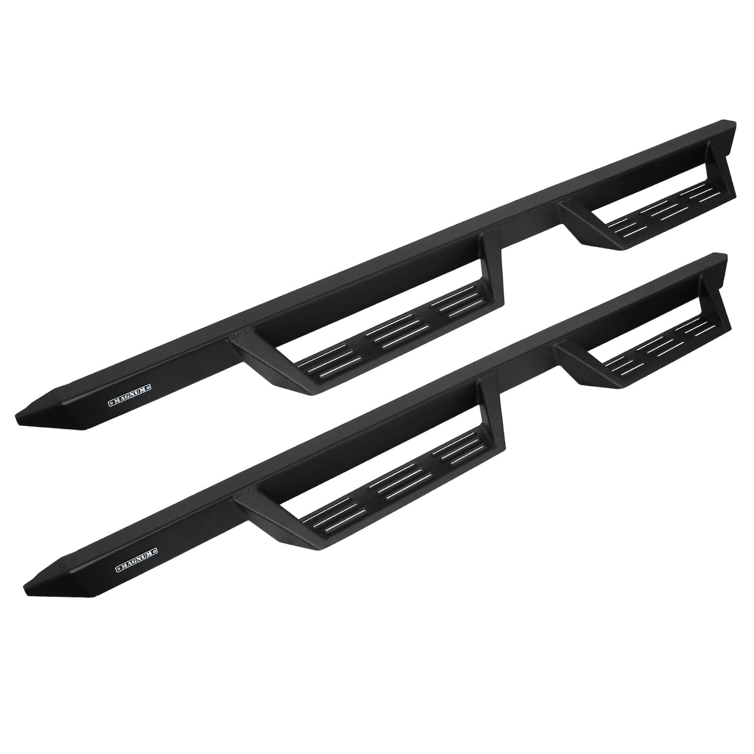 Raptor Series Magnum Rt Gen 2 Drop Steps Running Boards Black For 2007-2018 Wrangler Jk Unlimited 4-Door