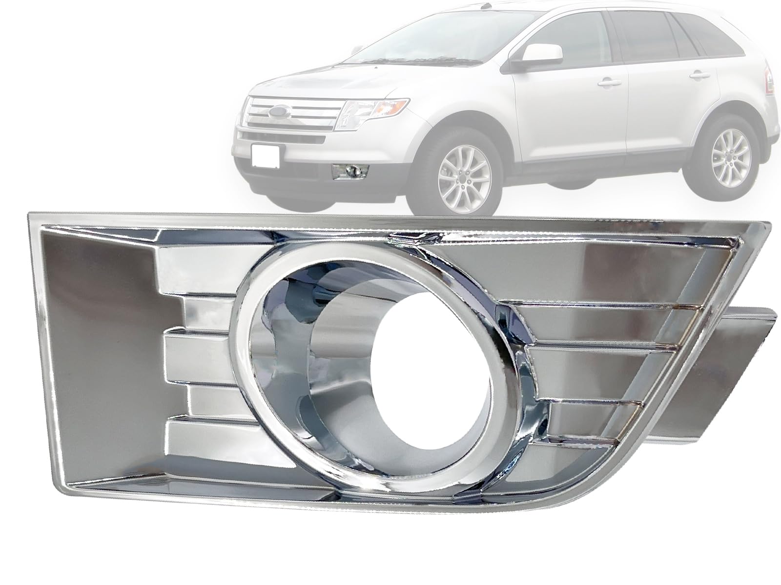 Auto Parts Avenue Fits Fog Light Chrome Cover 2007 2008 2009 10 Edge Driver Left Side 7T4Z17E811B