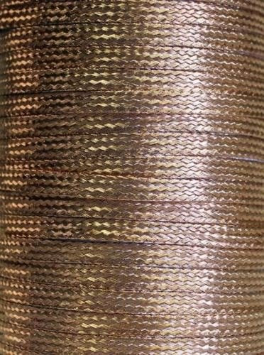 15' Feet (457Cm) X 0.35' Wide, Copper Ground Strap Cable/Wire, Flat Braided, Usa Made