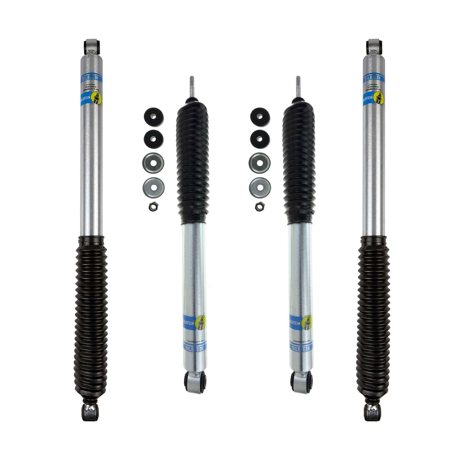 Bilstein 5100 Monotube Gas Shocks Set - 07-15 For Jeep Wrangler Jk With 1.5-3' Lift Kits