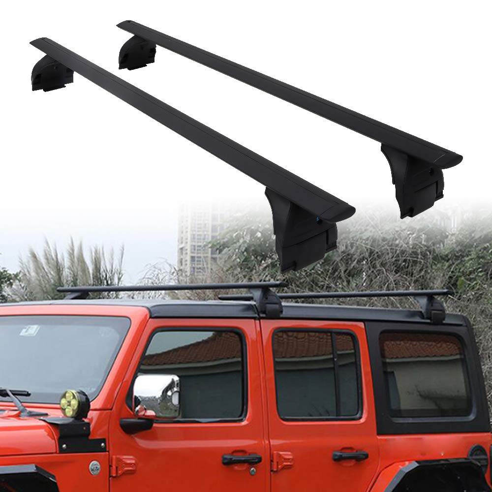Snailfly Black Roof Rack Fit For 2007-2025 Jeep Wrangler Jk Jl Gladiator Jt 2&4 Door Cross Bars Crossbars