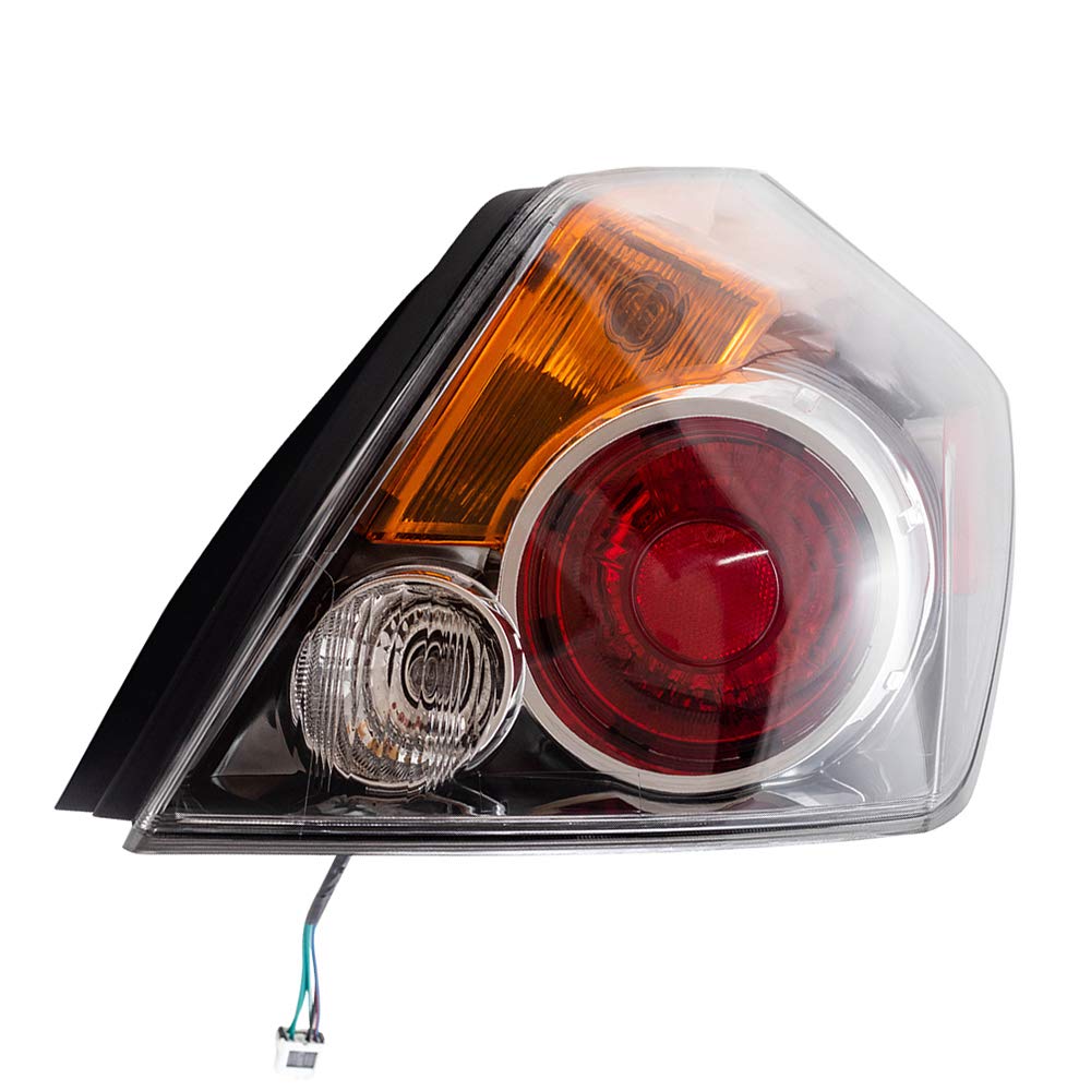 Brock Replacement Passengers Taillight Tail Lamp Lens Compatible With 07-12 Altima Sedan 26550Zn50A