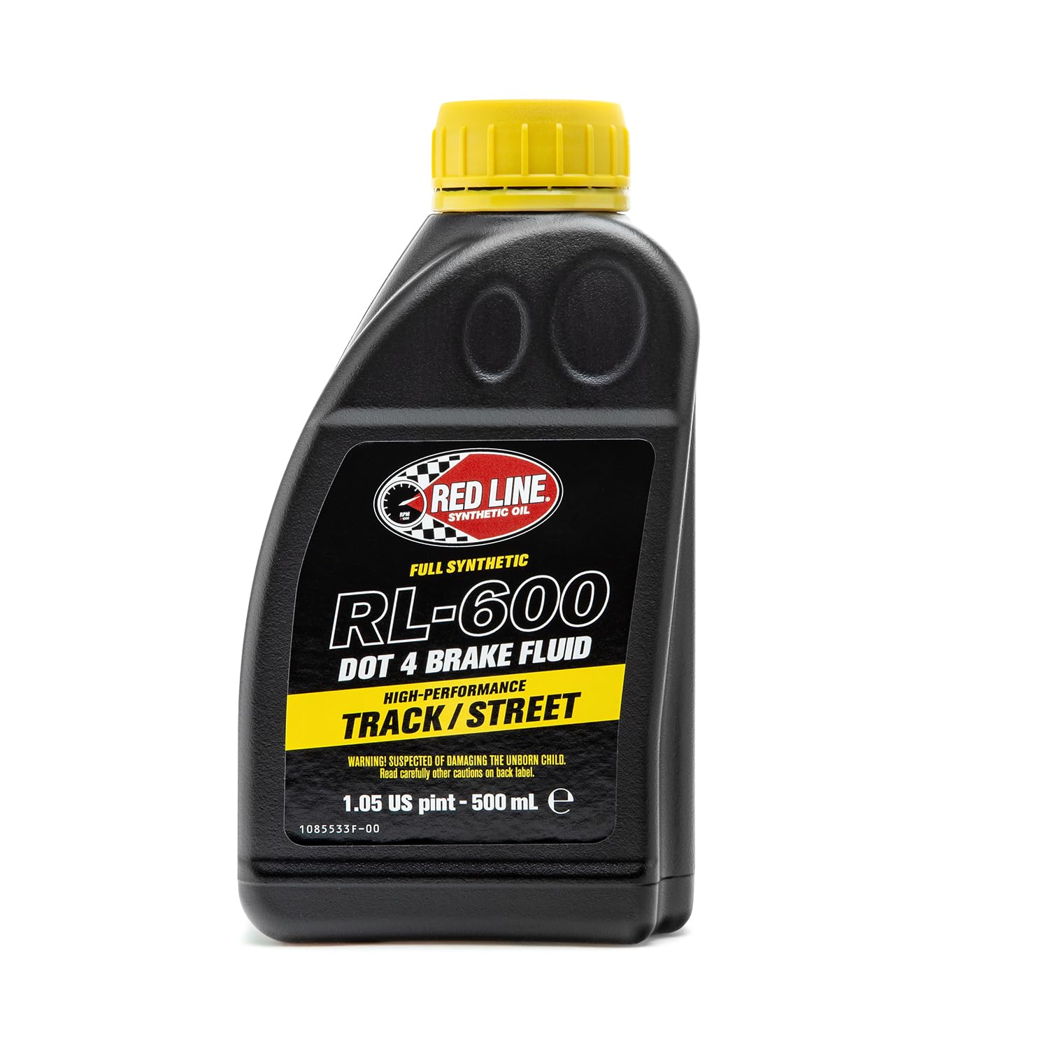 Red Line 90404 Rl-600 High Performance Track/Street Dot 4 Brake Fluid - 500 Milliliter