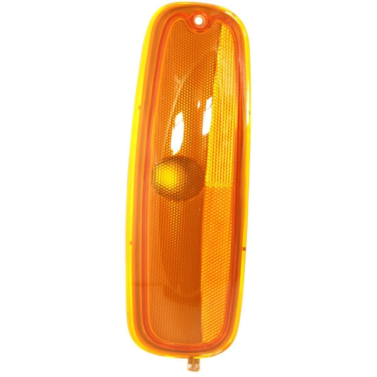 Dat Auto Parts Front Left Driver Side Bumper Marker Light Assembly Reflector Lamp Replacement For 1996-2002 Chevrolet Chevy Express Gmc Savana Van Orange Plastic Lens Gm2550152 5977275