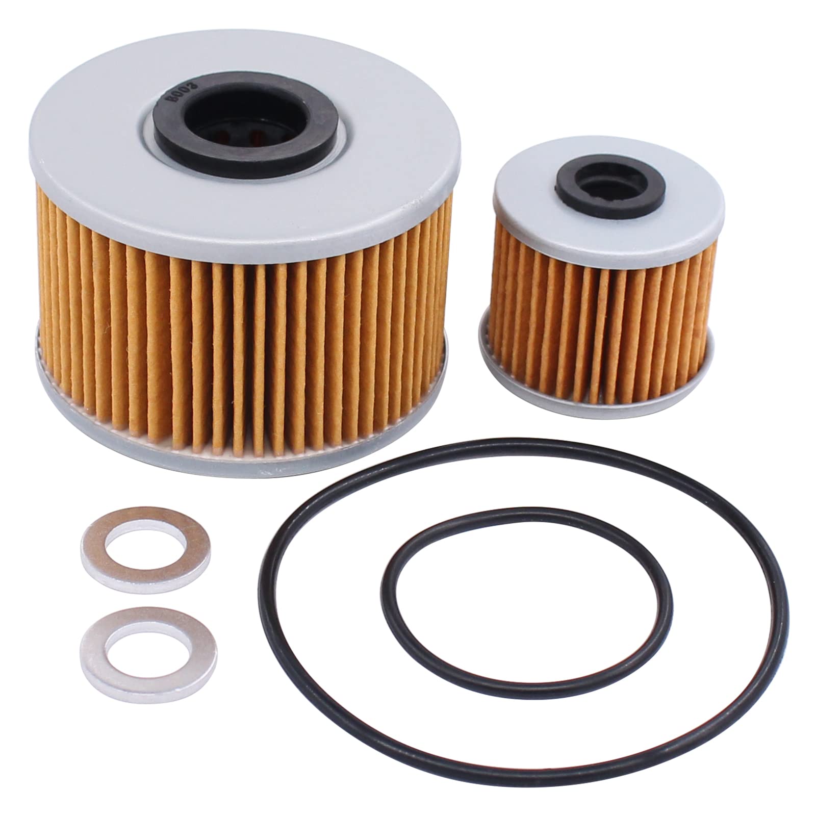 Applianpar Oil Filter And O Ring Change Kit For Honda Pioneer 1000 1000-5 2016-2021 Replaces 94109-14000 94109-12000 15412-Mgs-D21 15412-Hp7-A01 91301-107-000 91302-Pa9-003