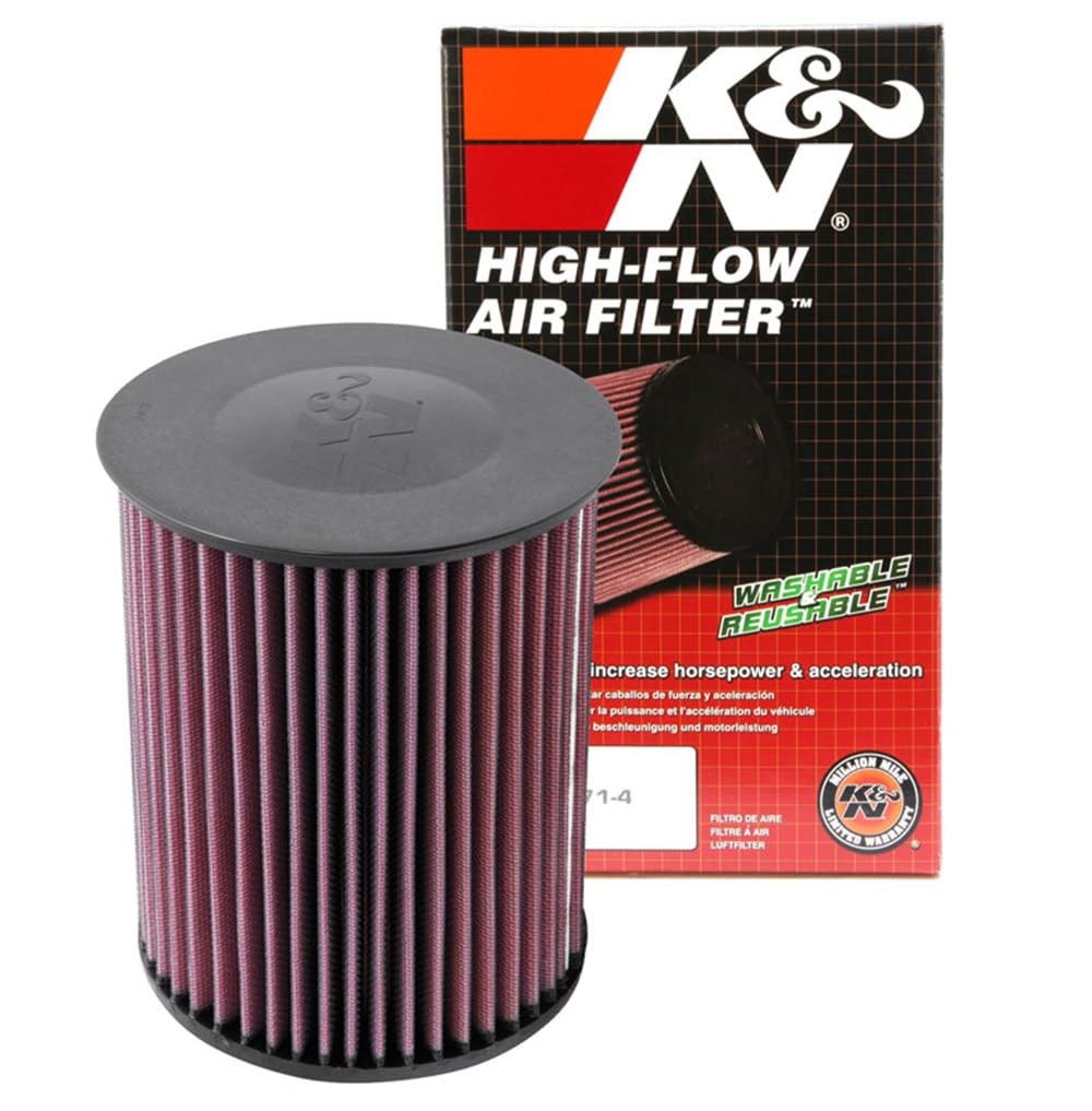 K&N Engine Air Filter: Reusable, Clean Every 75,000 Miles, Washable, Replacement Car Air Filter: Compatible With 2007-2019 Ford/Lincoln/Volvo (C-Max Escape, Grand, Kuga, Focus, Tourneo, Mkc), E-2993