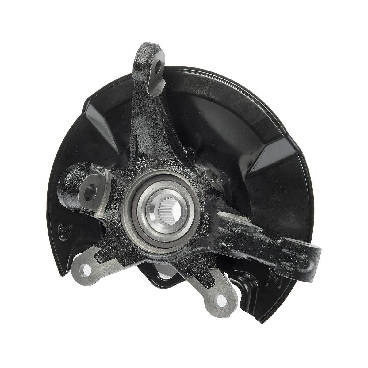 Autoshack Front Steering Knuckle & Wheel Bearing Hub Assembly Driver Side Replacement For 2006 2007 2008 2009 2010 2011 Honda Civic 1.3L 1.8L Fwd Kn798453