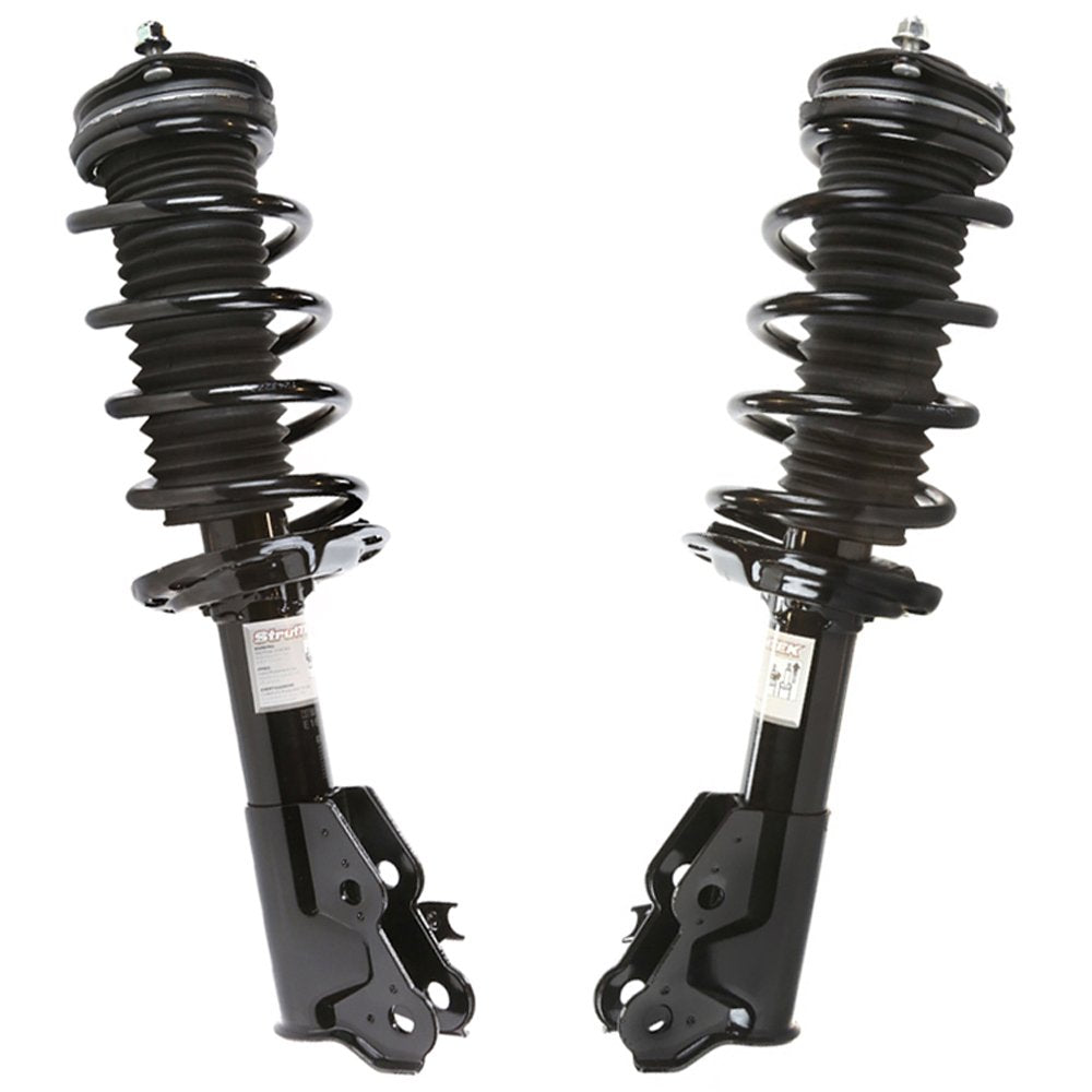 Autoshack Front Complete Struts Coil Springs Assembly Pair Of 2 Driver And Passenger Side Replacement For 2006 2007 2008 2009 2010 2011 Honda Civic 2006-2011 Acura Csx 1.3L 1.8L 2.0L Fwd Cst1004045Pr