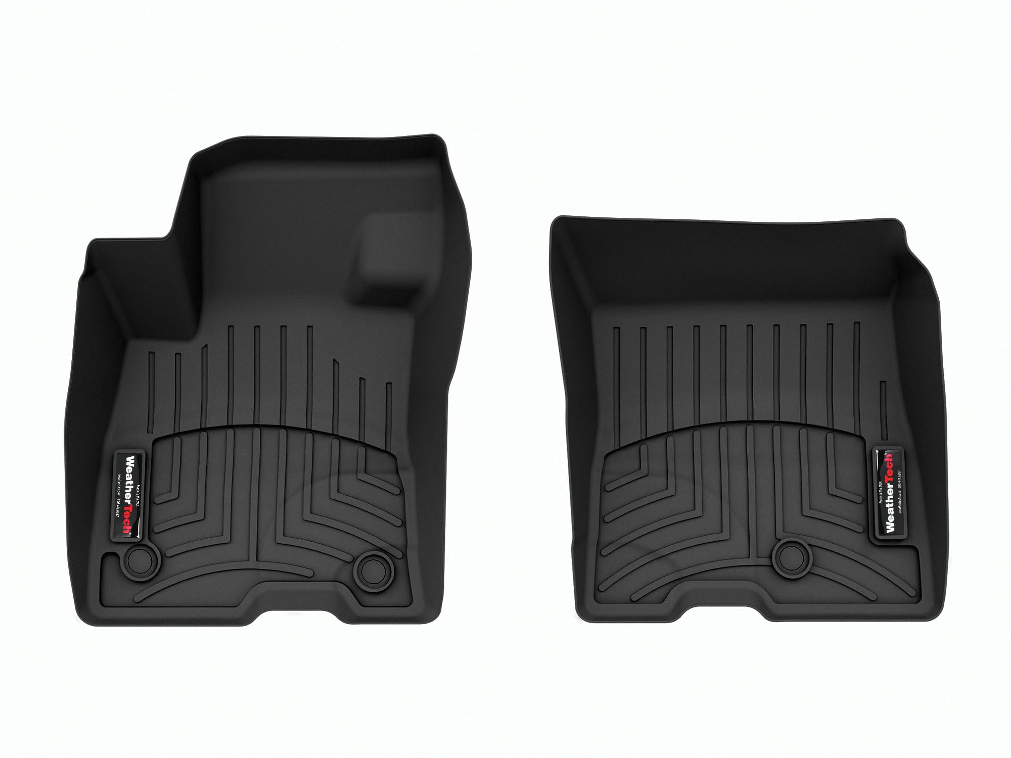 Weathertech Custom Fit Floorliners For Ford Maverick Hybrid - 1St Row (4417451), Black