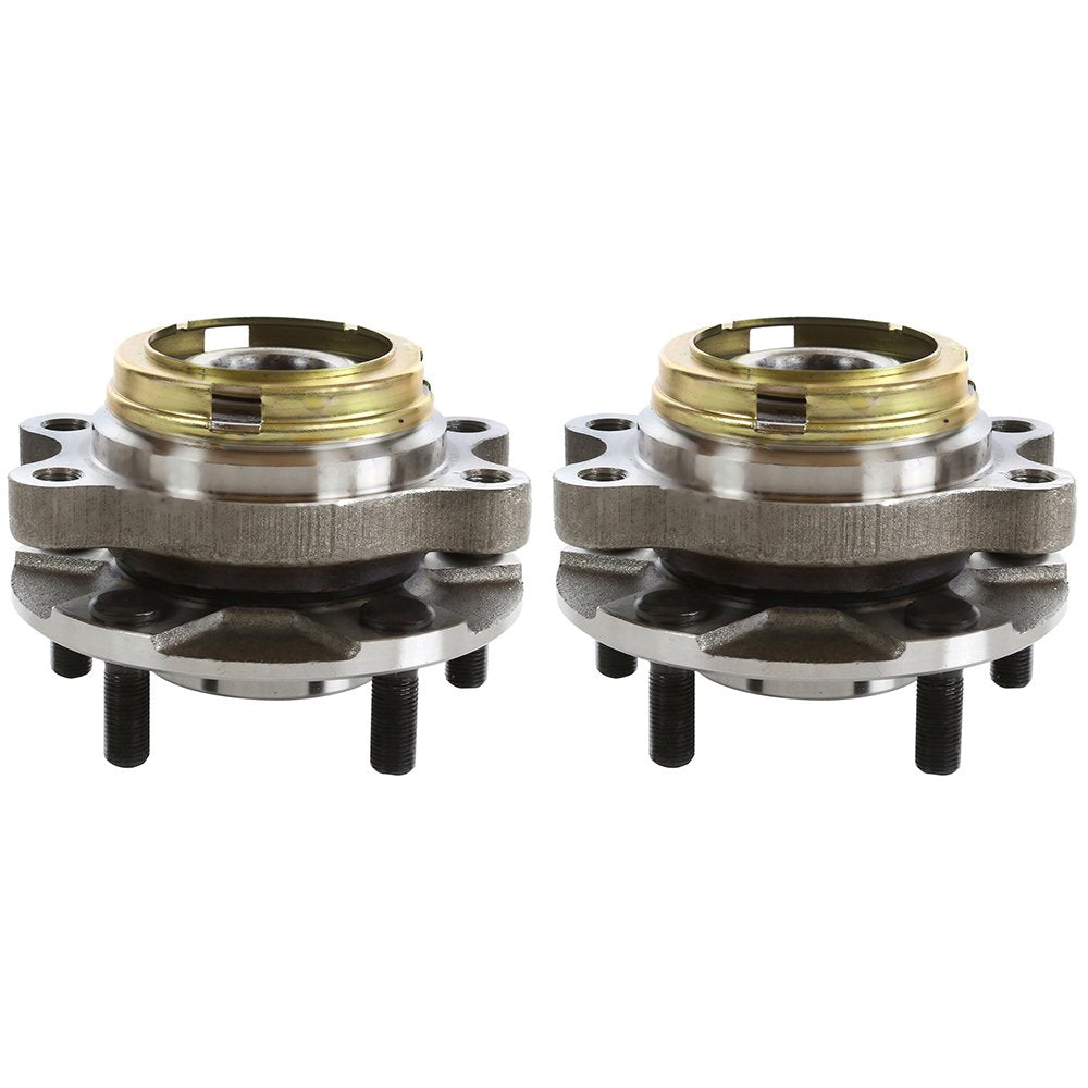 Autoshack Front Wheel Hub Bearing Pair Of 2 Driver And Passenger Side Replacement For 2007 2008 2009 2010 2011 2012 Nissan Altima 2.5L Fwd 5-Lug Hb613296Pr