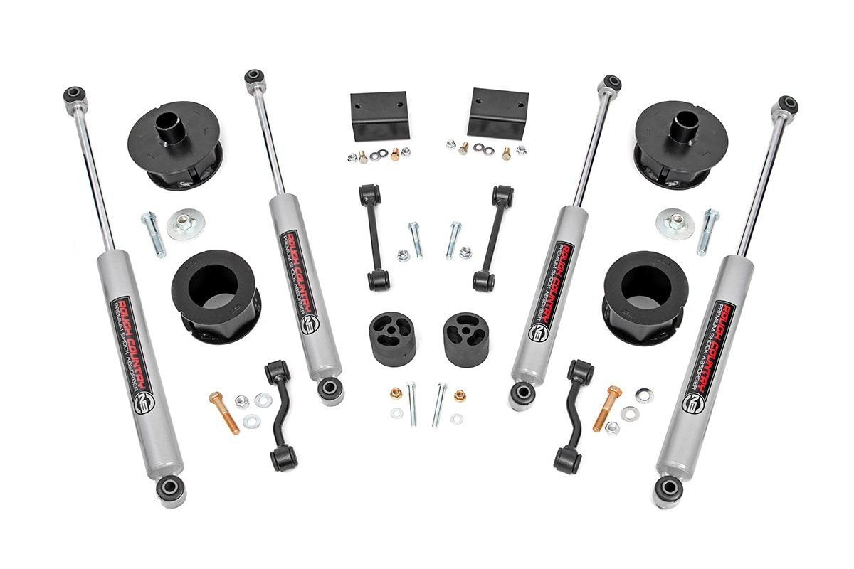 Rough Country 2.5' Lift Kit W/N3 Shocks For 2018-2023 Jeep Wrangler Jl - 67730