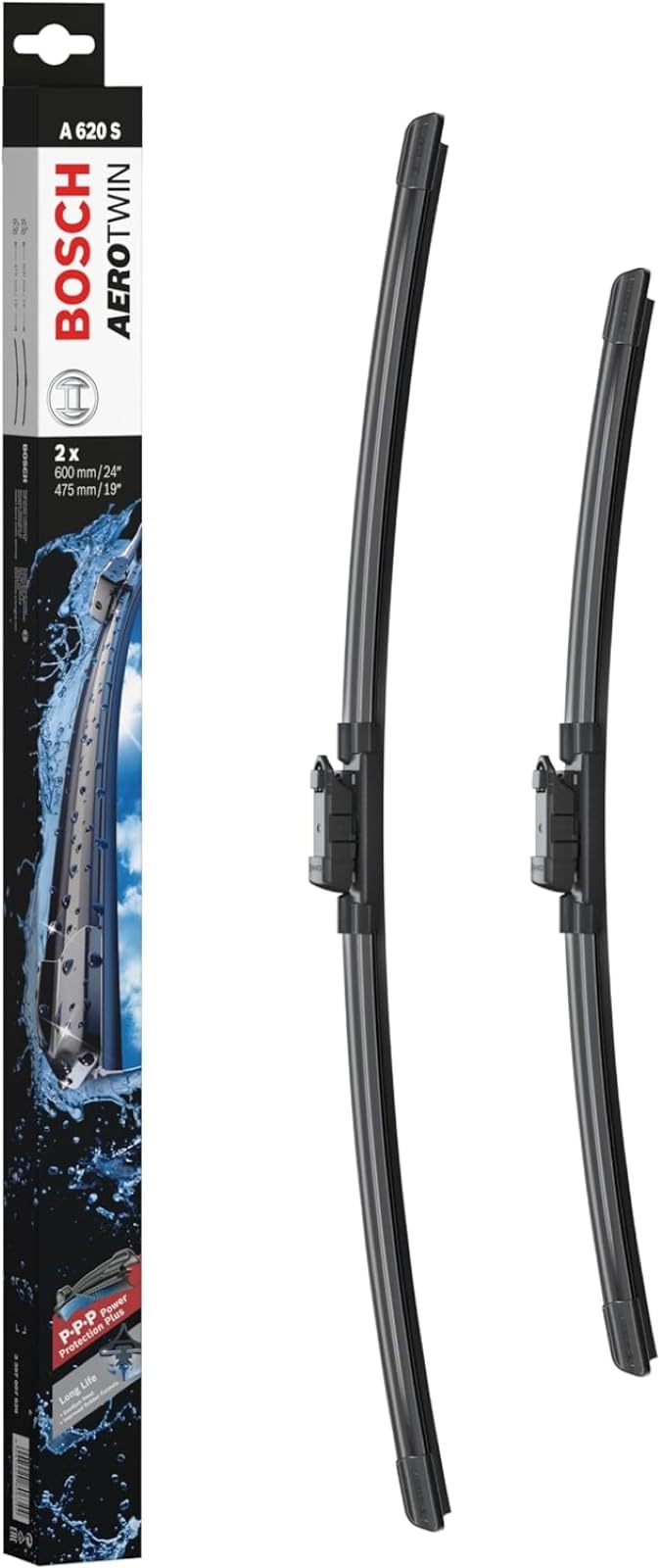 Bosch 3397007620 Aerotwin Original Equipment Replacement Wiper Blade - 24'/19' (Set Of 2)