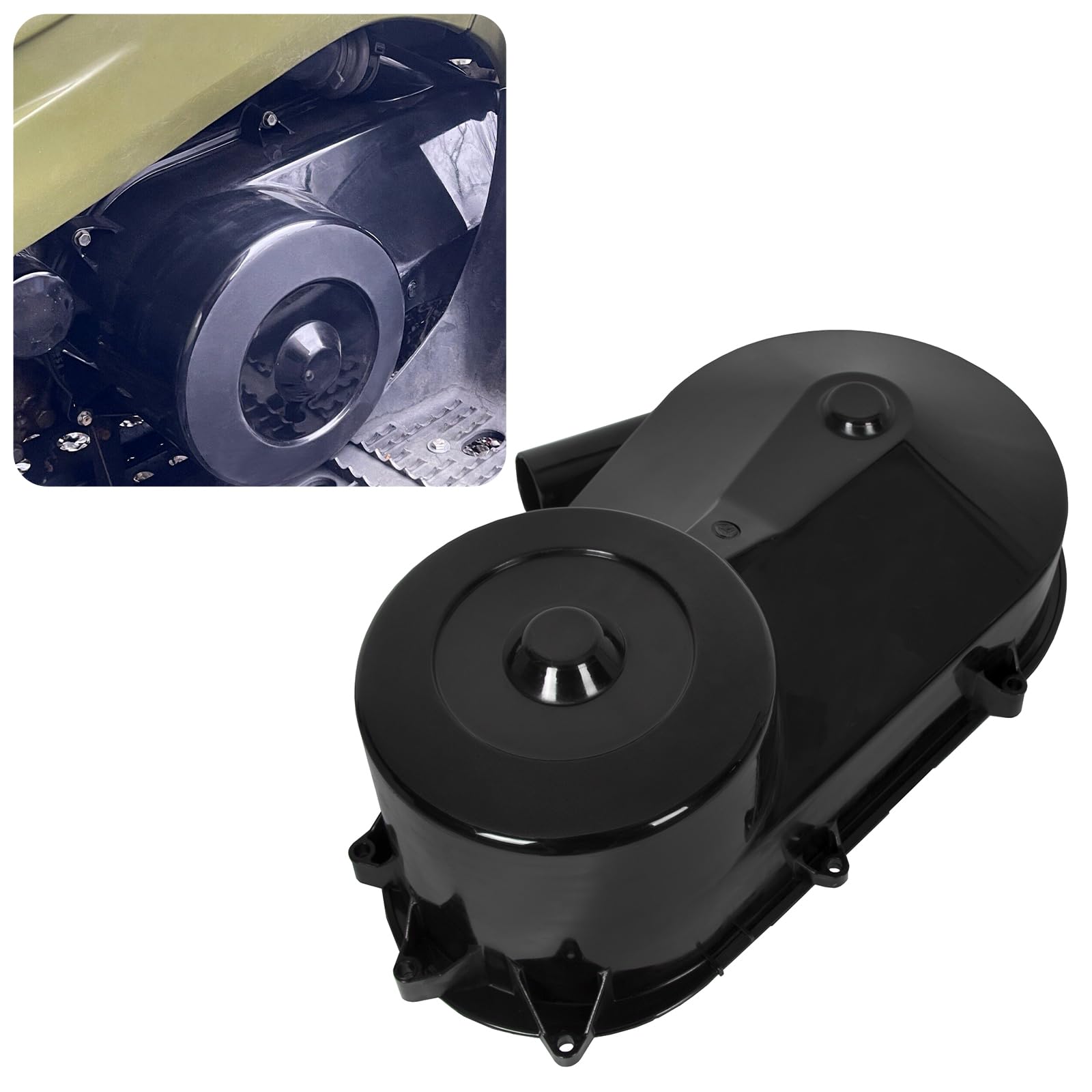 Hecasa Clutch Cover Compatible With 1994-2003 Polaris Sportsman Xplorer Trail-Blazer Scrambler Replace For 5433542