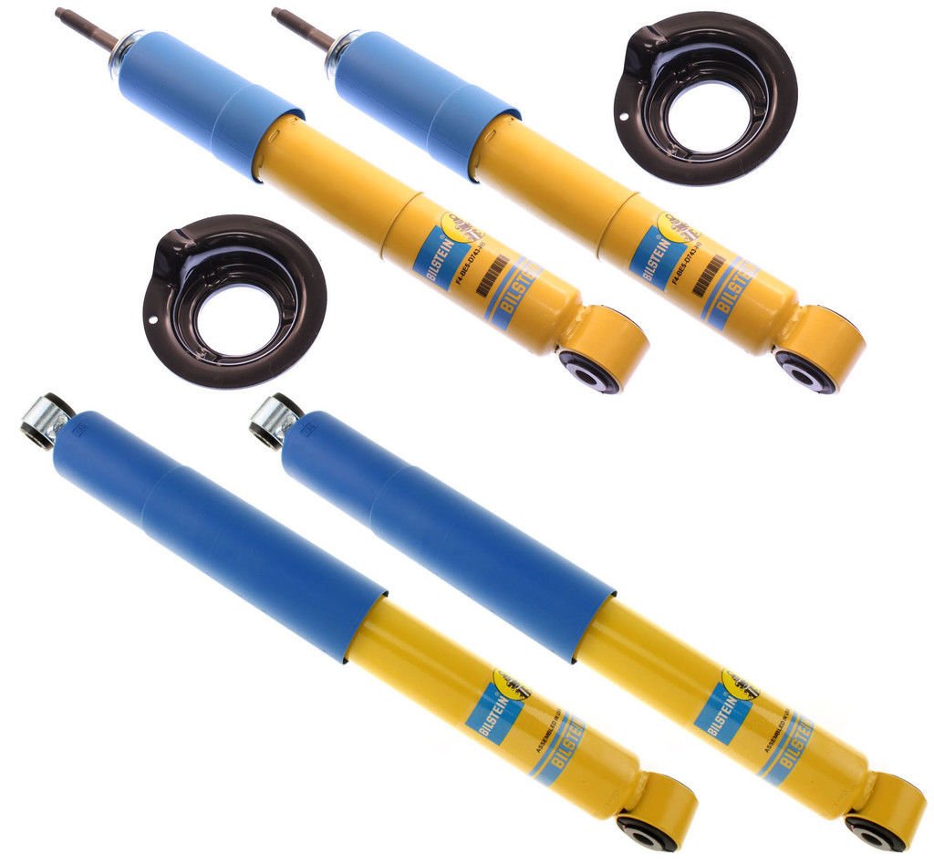 New Bilstein Front & Rear Shocks For 05-15 Nissan Xterra 4Wd, Including S, Se, Sv, Off-Road, Pro-4X, X, 46Mm Gas Pressure Shock Absorbers 2005 2006 2007 2008 2009 2010 2011 2012 2013 2014 2015