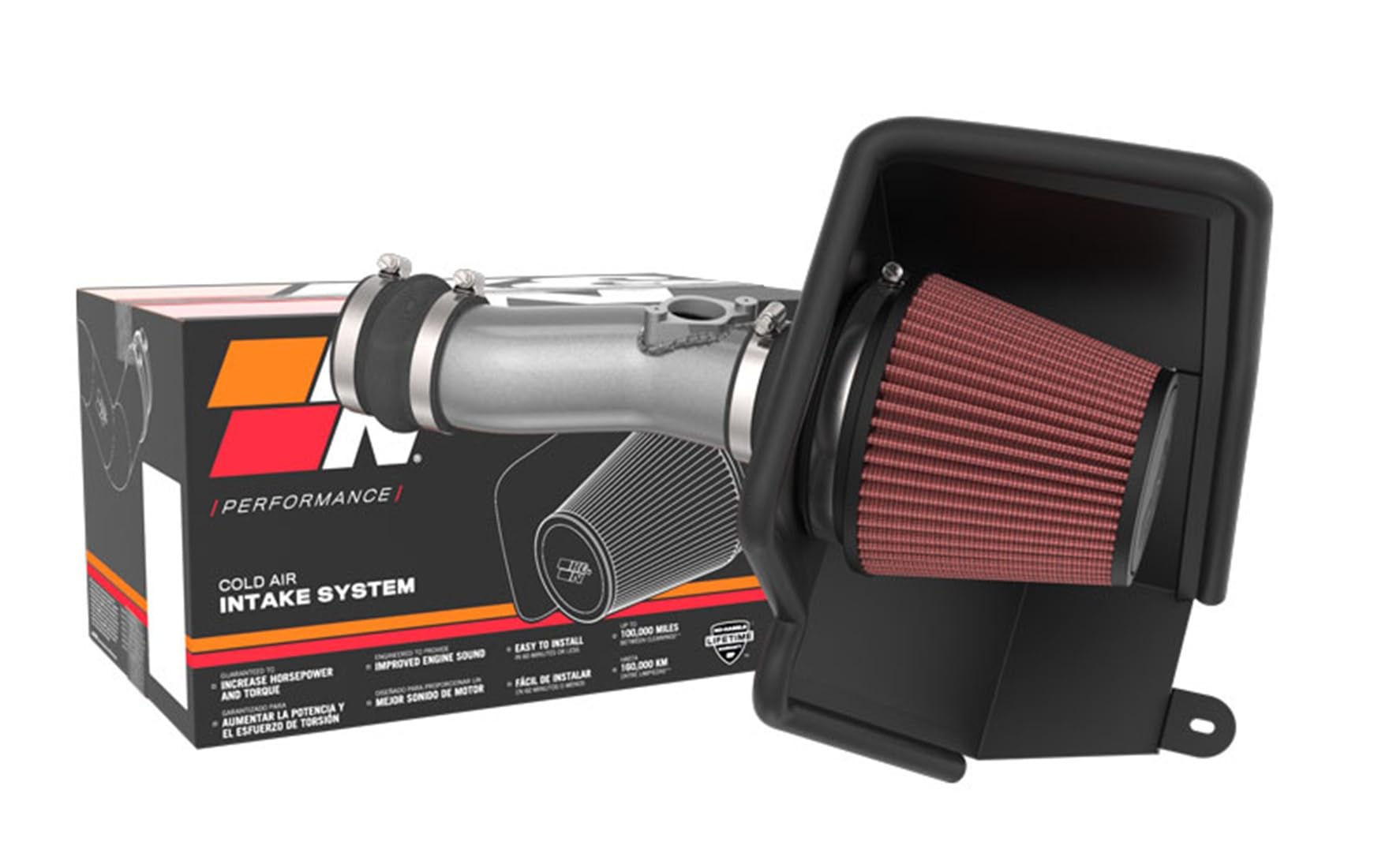 K&N Cold Air Intake Kit: Increase Acceleration & Engine Growl, Guaranteed To Increase Horsepower Up To 5Hp: Compatible With 1.5L, L4, 2022-2023 Honda Civic, 2023 Acura Integra; 69-1509Tc