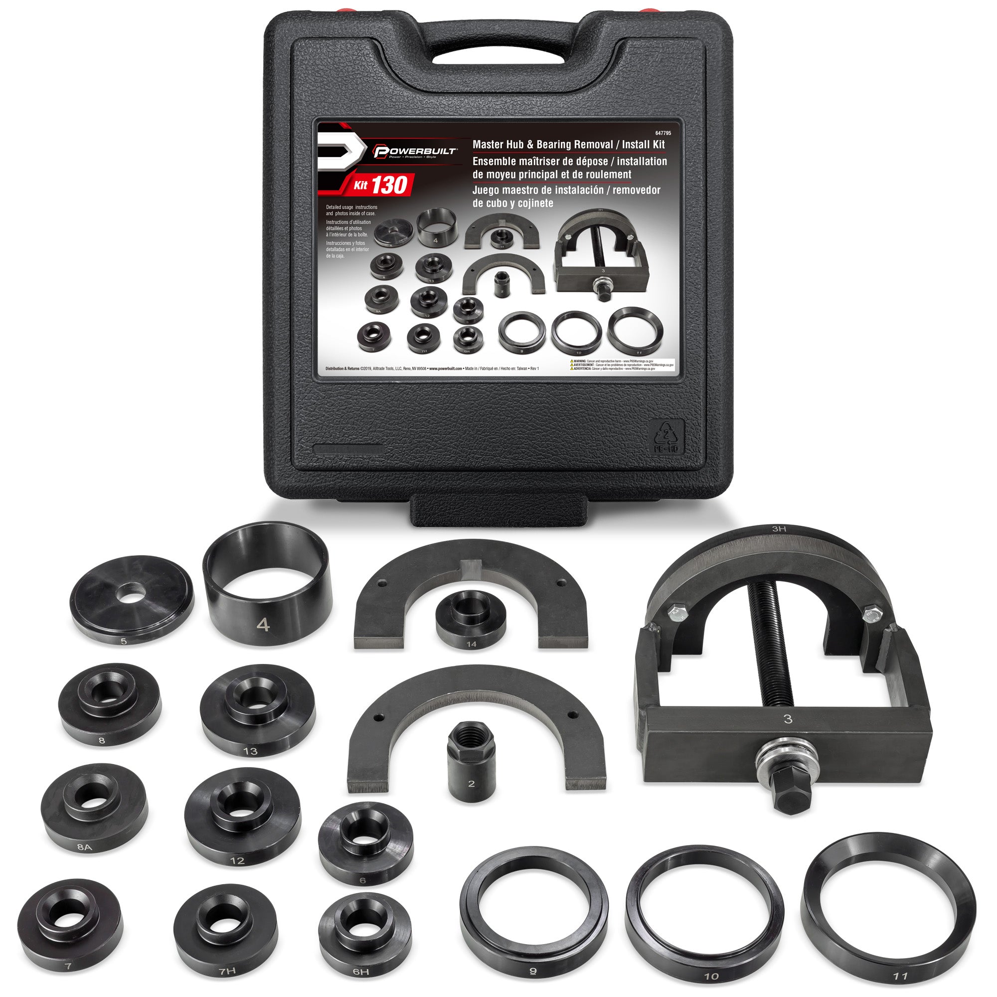 Master Hub and Bearing Removal and Installation Kit